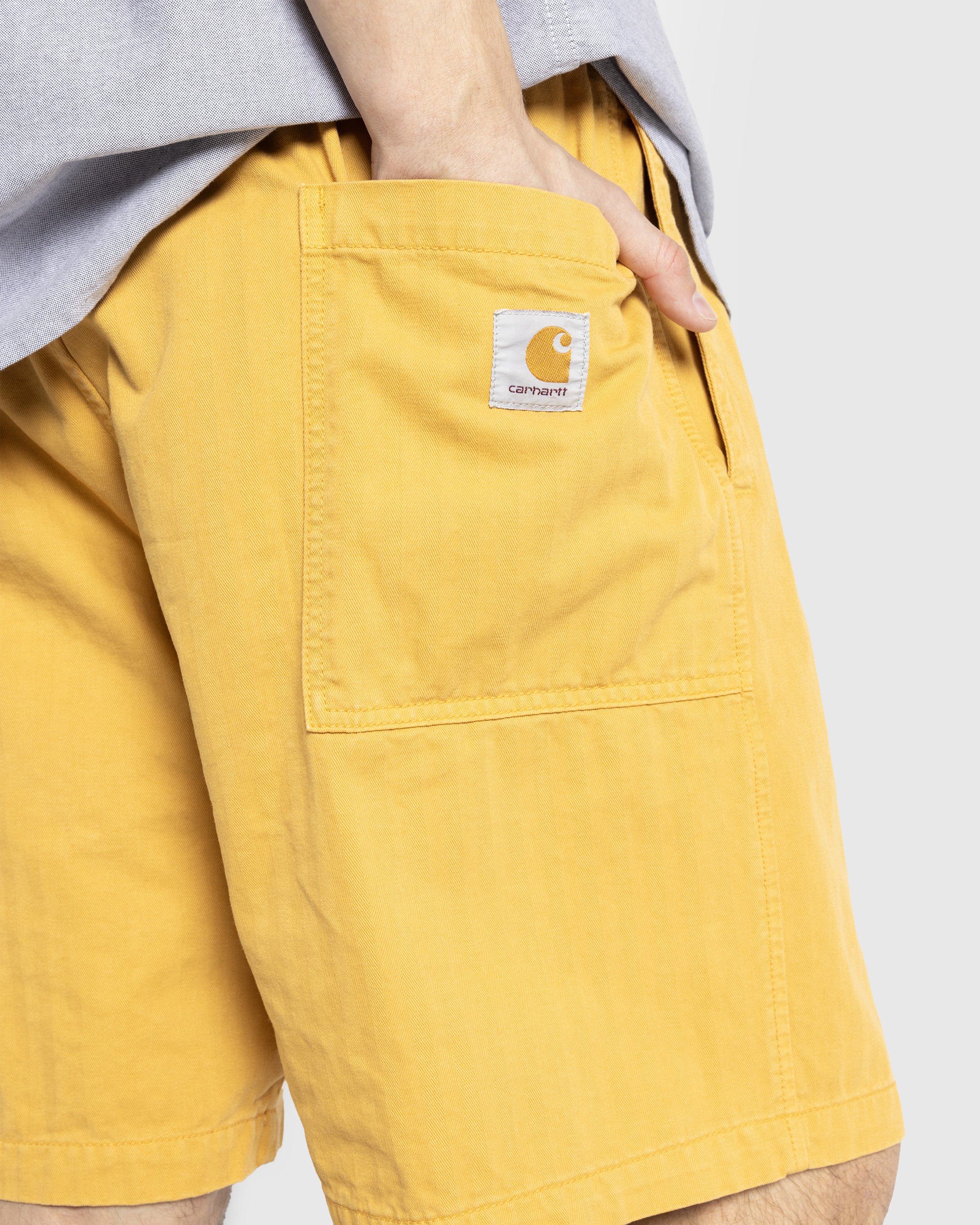 Carhartt WIP - Rainer Short Sunray /garment dyed - Clothing - Yellow - Image 5