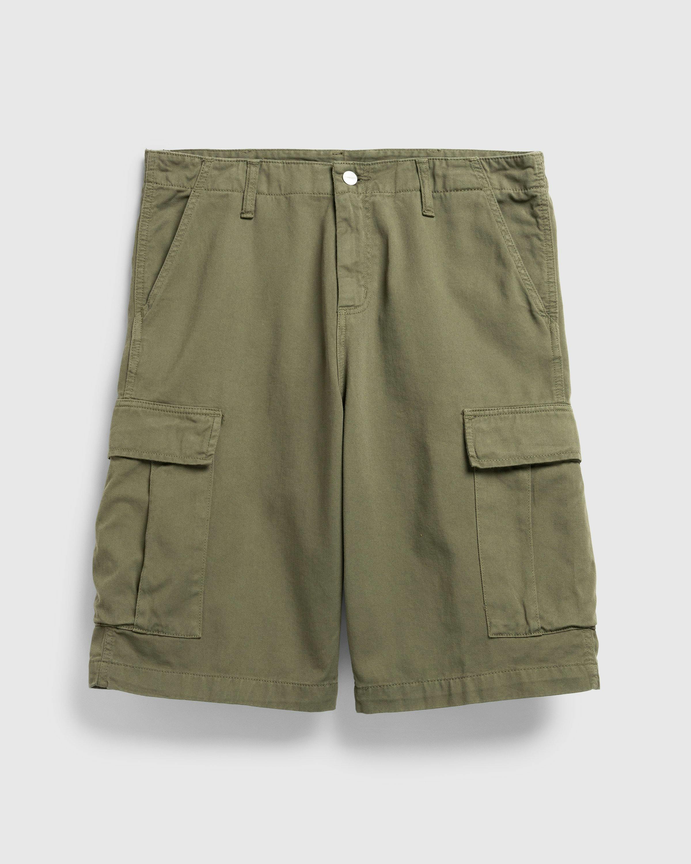 Carhartt WIP - Regular Cargo Short Dollar Green /garment dyed - Clothing - Green - Image 1