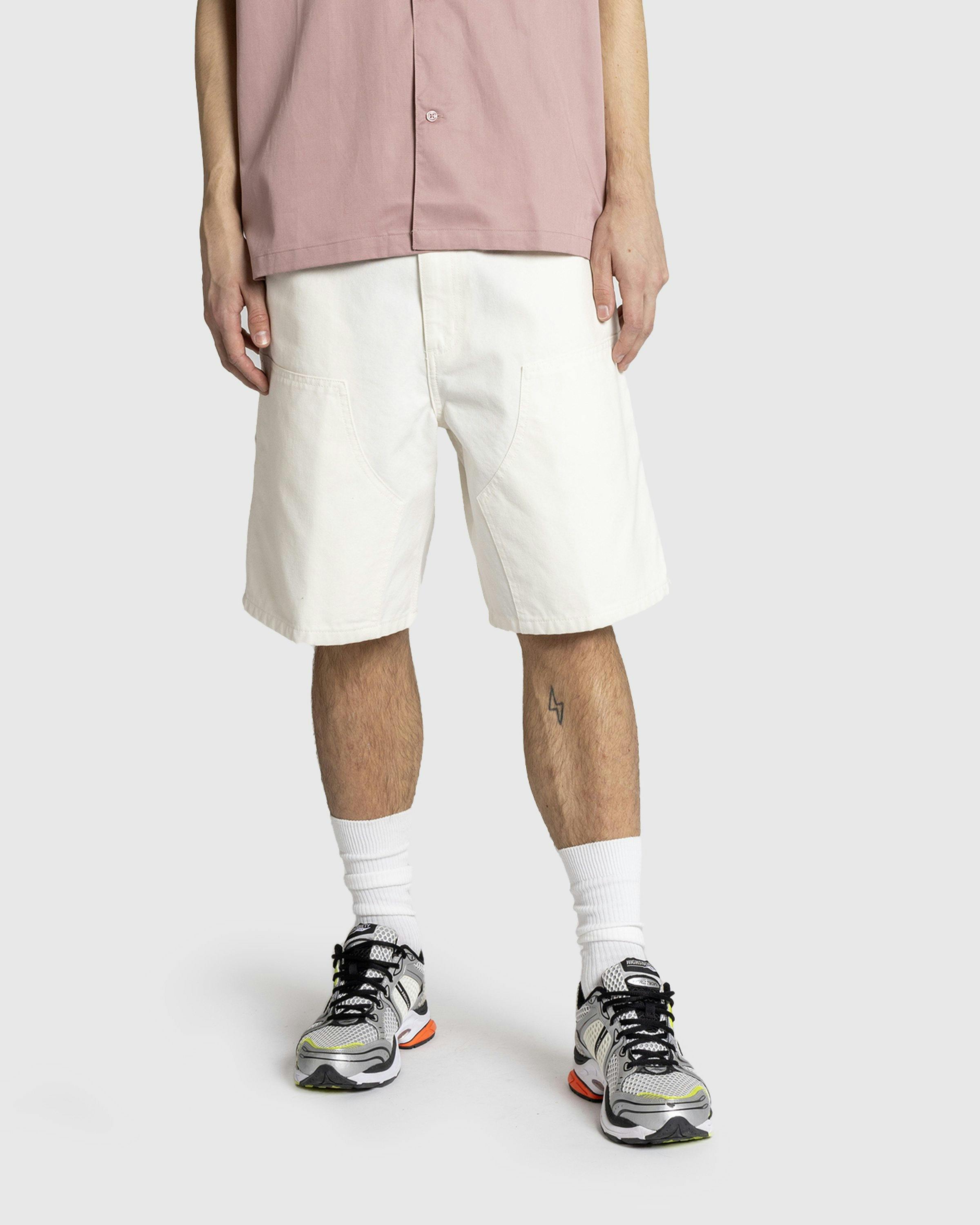 Carhartt WIP - Double Knee Short Wax /rinsed - Clothing - White - Image 2