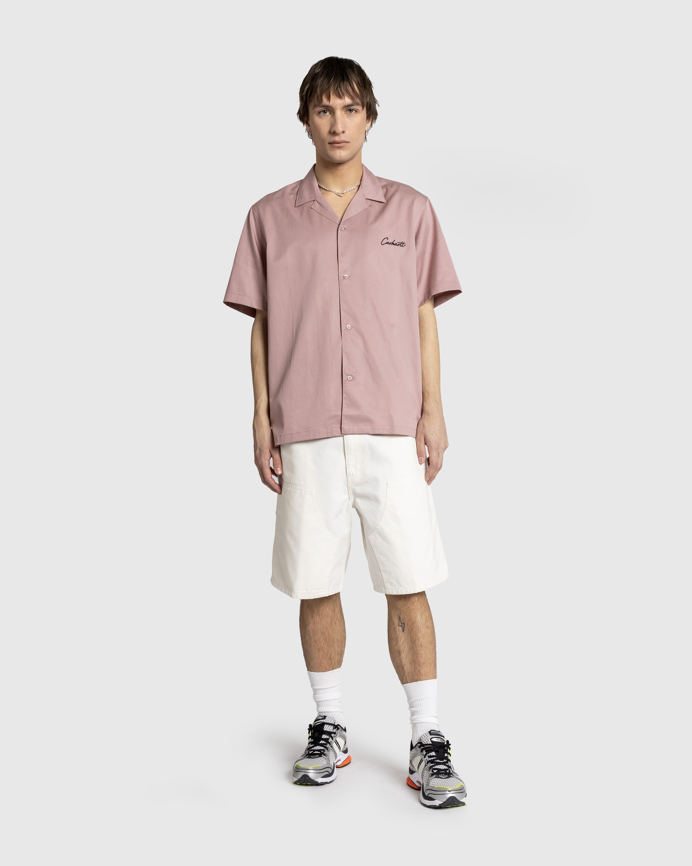 Carhartt WIP - Double Knee Short Wax /rinsed - Clothing - White - Image 3