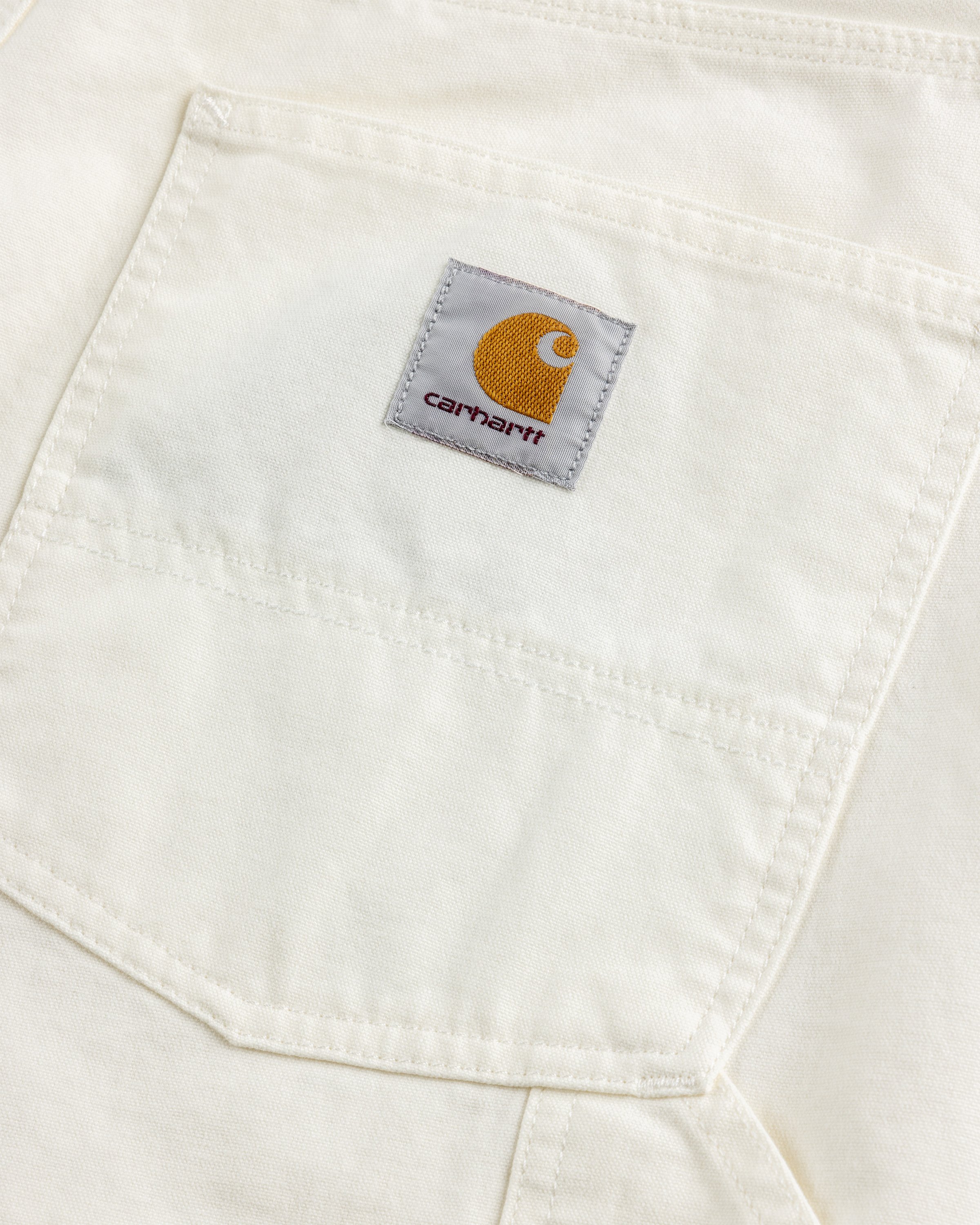 Carhartt WIP - Double Knee Short Wax /rinsed - Clothing - White - Image 6