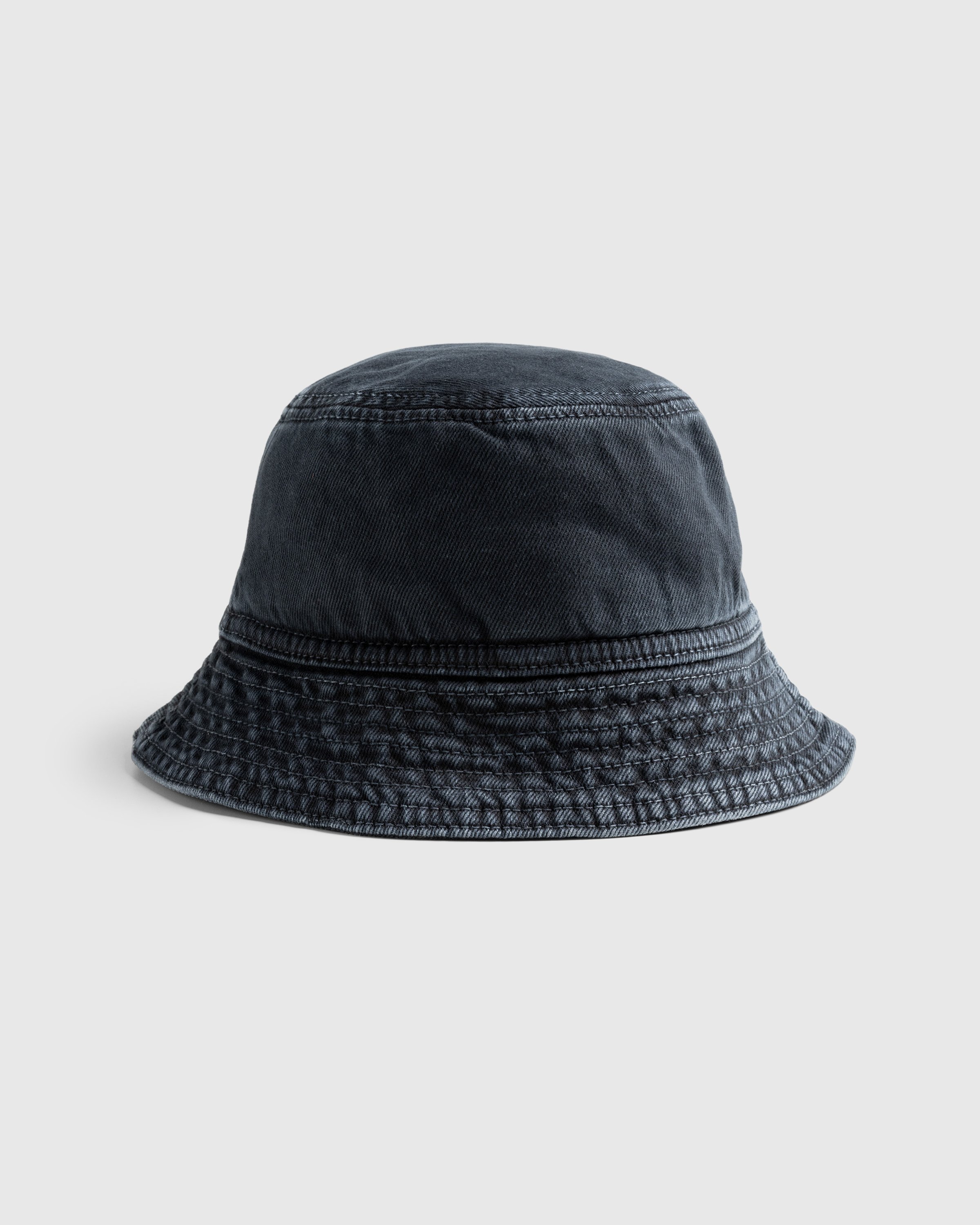 Carhartt WIP - Garrison Bucket Hat Black /stone dyed - Accessories - Black - Image 2