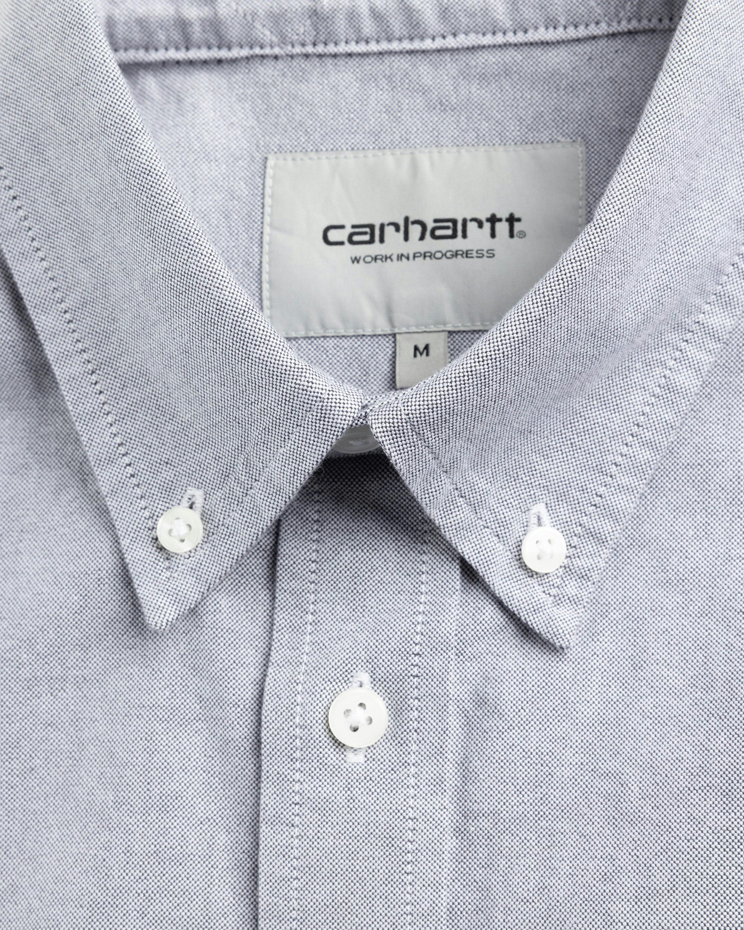 Carhartt WIP - S/S Braxton Shirt Charcoal / Wax - Clothing - Grey - Image 6