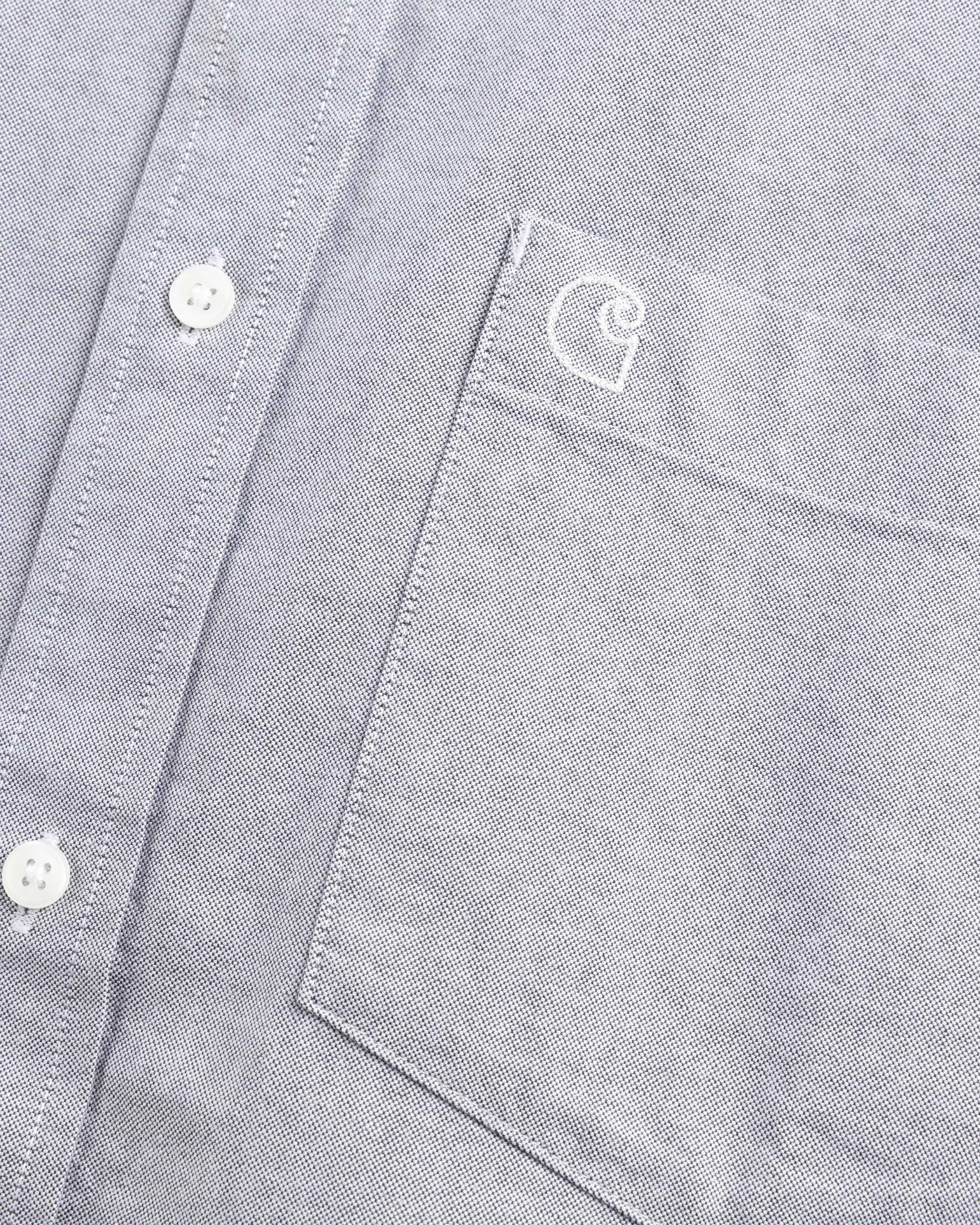 Carhartt WIP - S/S Braxton Shirt Charcoal / Wax - Clothing - Grey - Image 7