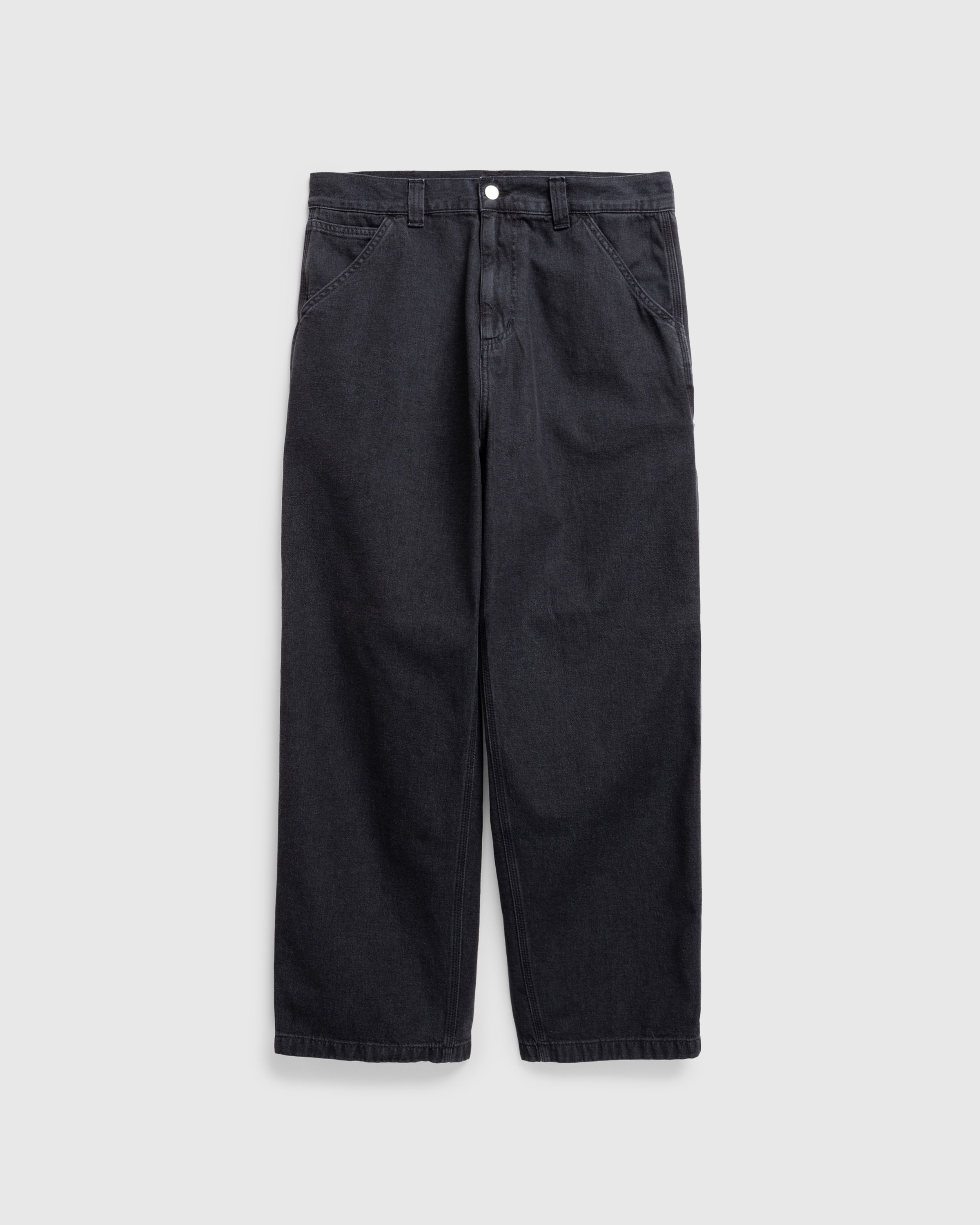 Carhartt WIP - OG Single Knee Pant Black /stone washed - Clothing - Black - Image 1