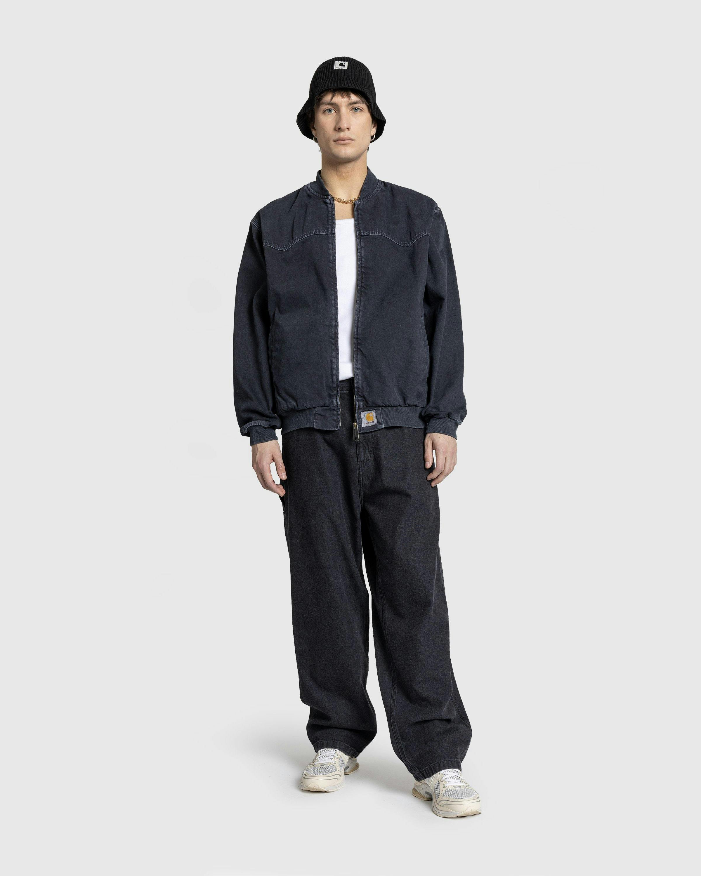 Carhartt WIP - OG Santa Fe Bomber Black /stone dyed - Clothing - Black - Image 3