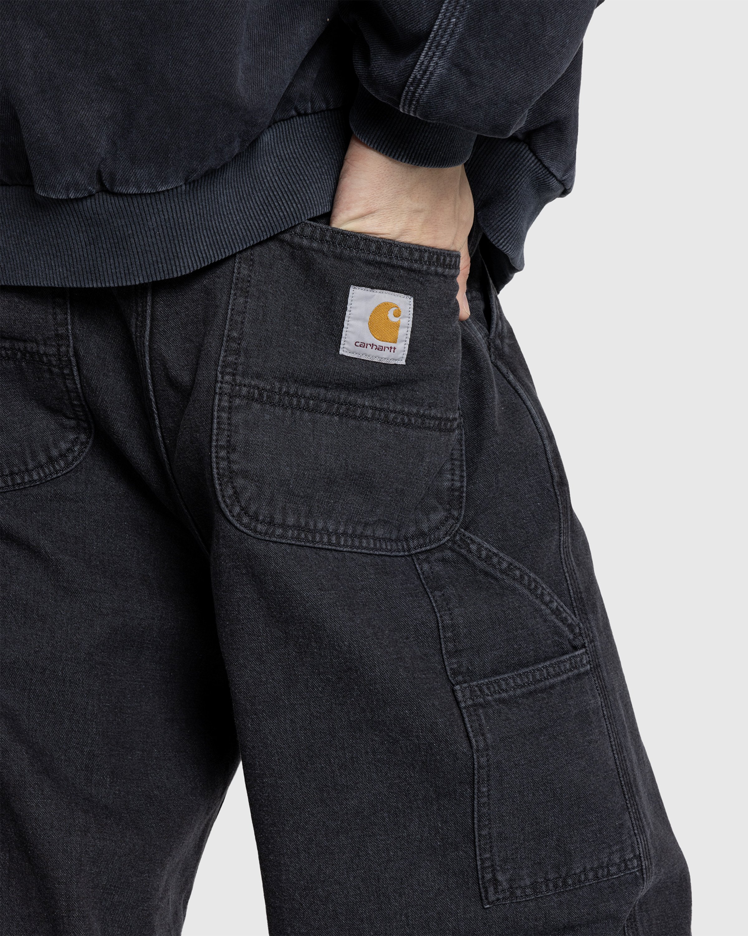 Carhartt WIP - OG Single Knee Pant Black /stone washed - Clothing - Black - Image 5