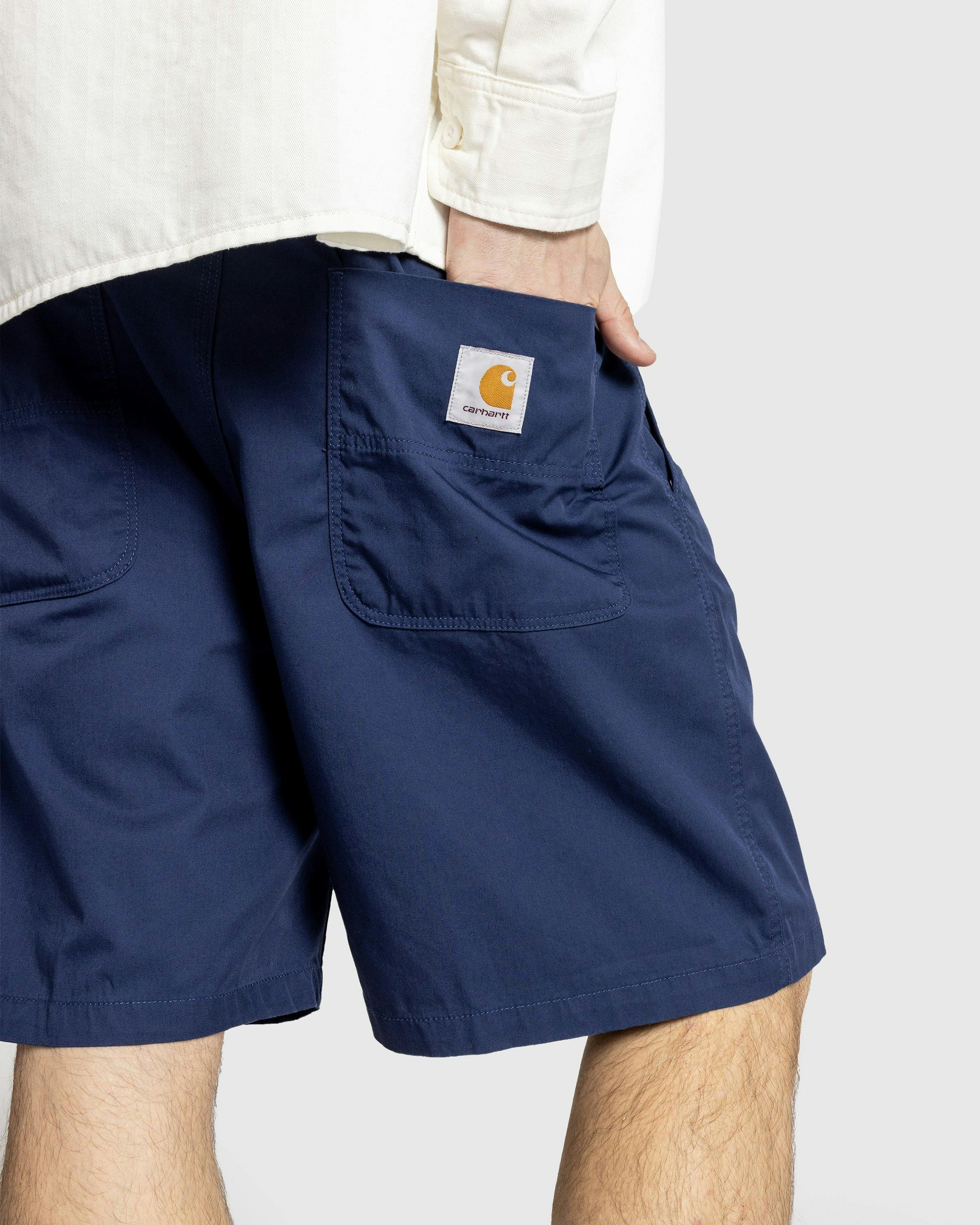 Carhartt WIP - Albert Short Blue /rinsed - Clothing - Blue - Image 5