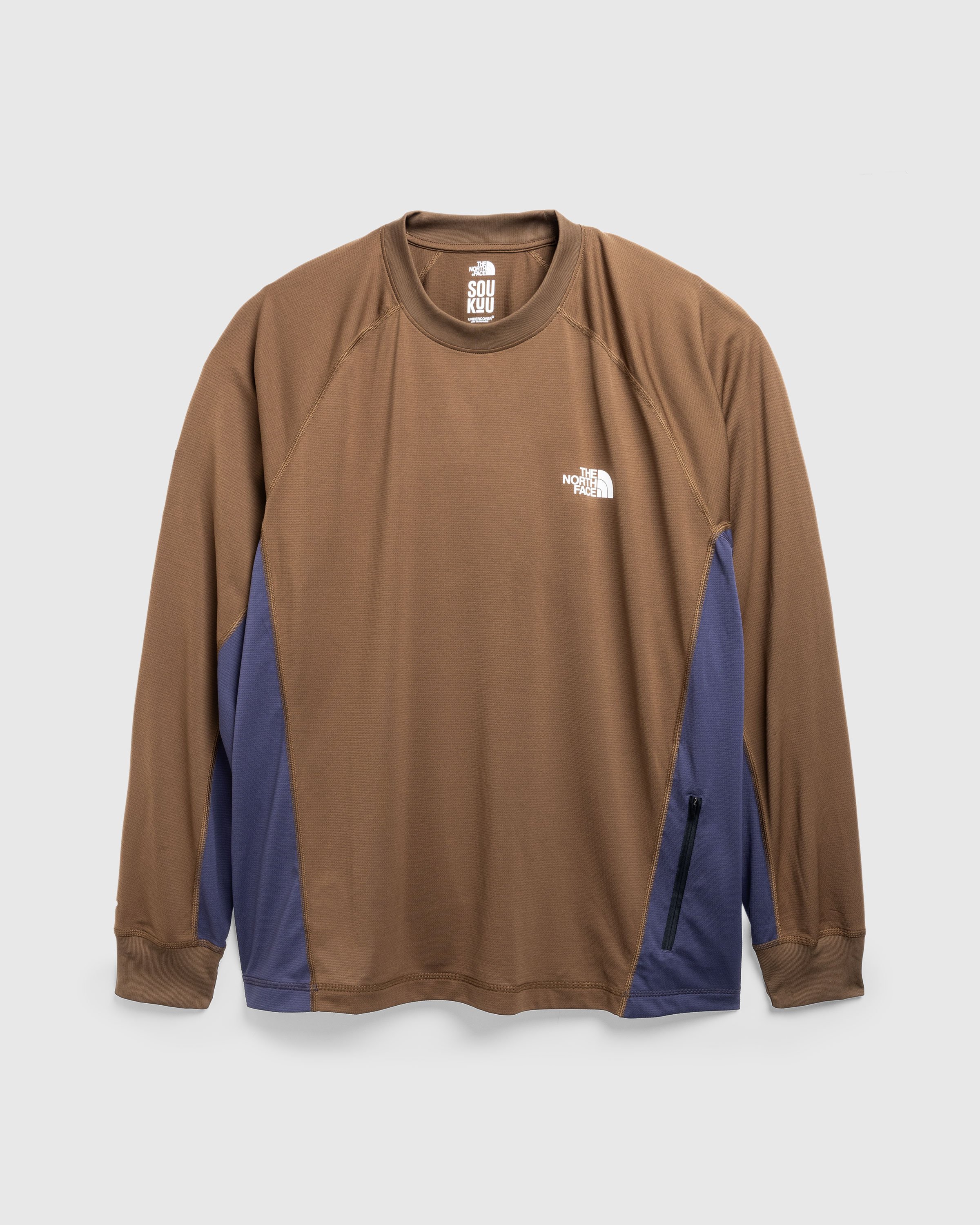 The North Face x UNDERCOVER - SOUKUU TRAIL RUN L/S TEE PERISCOPE GREY/DARK EAR - Clothing - Grey - Image 1