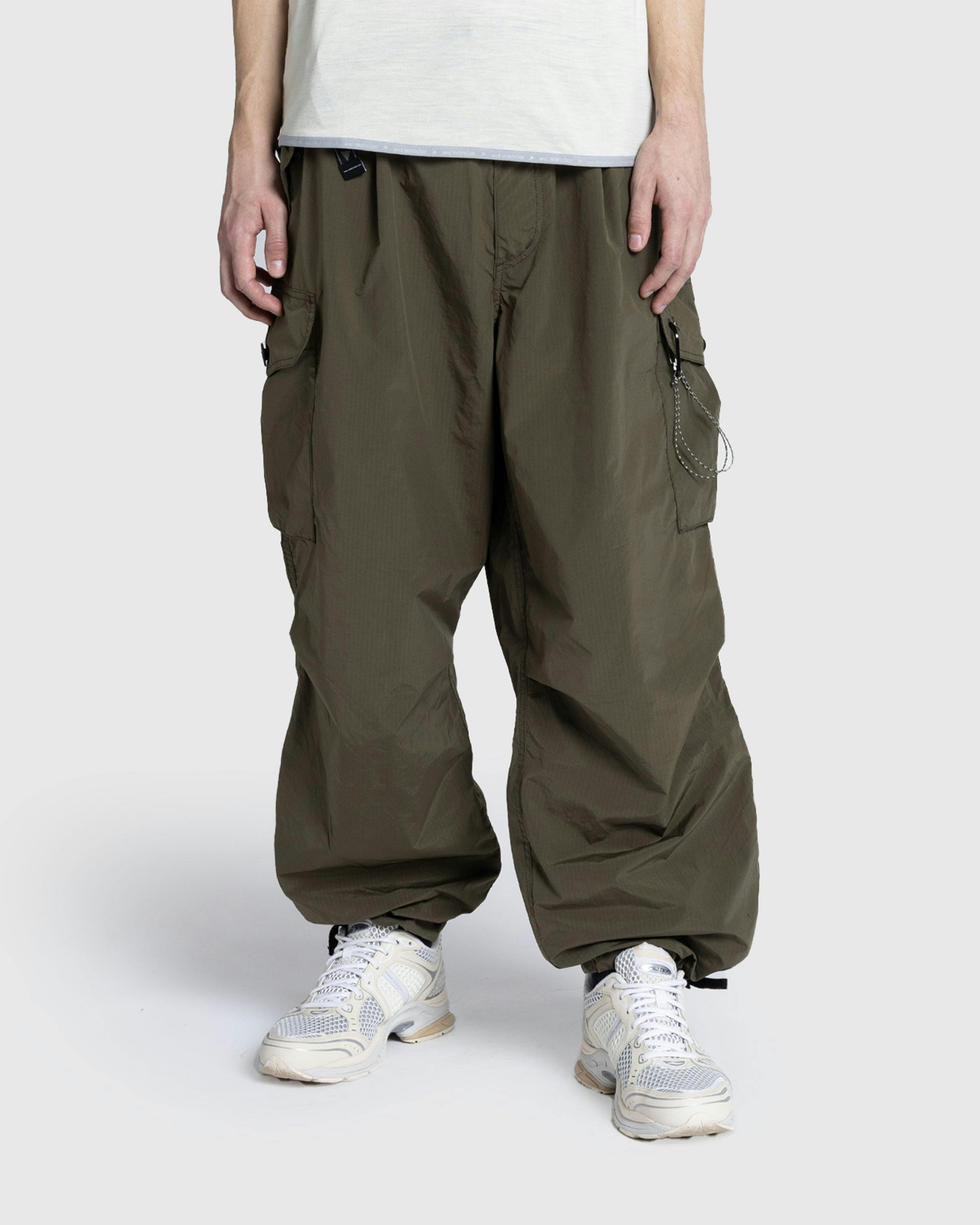 And Wander – Oversized Cargo Pants Khaki