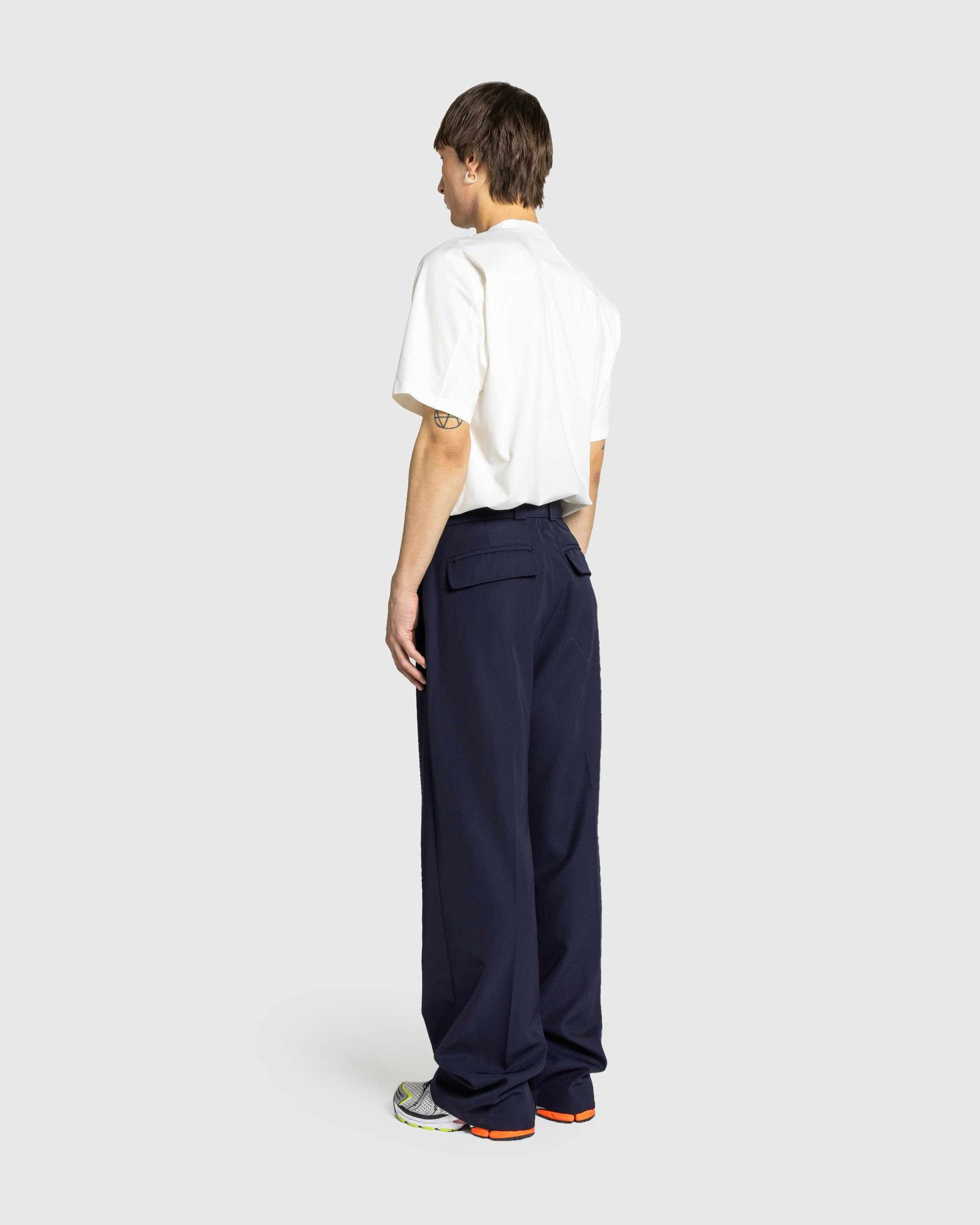 Dries van Noten - PAULSON BIS 8153 M.W.PANTS NAV - Clothing - Blue - Image 4