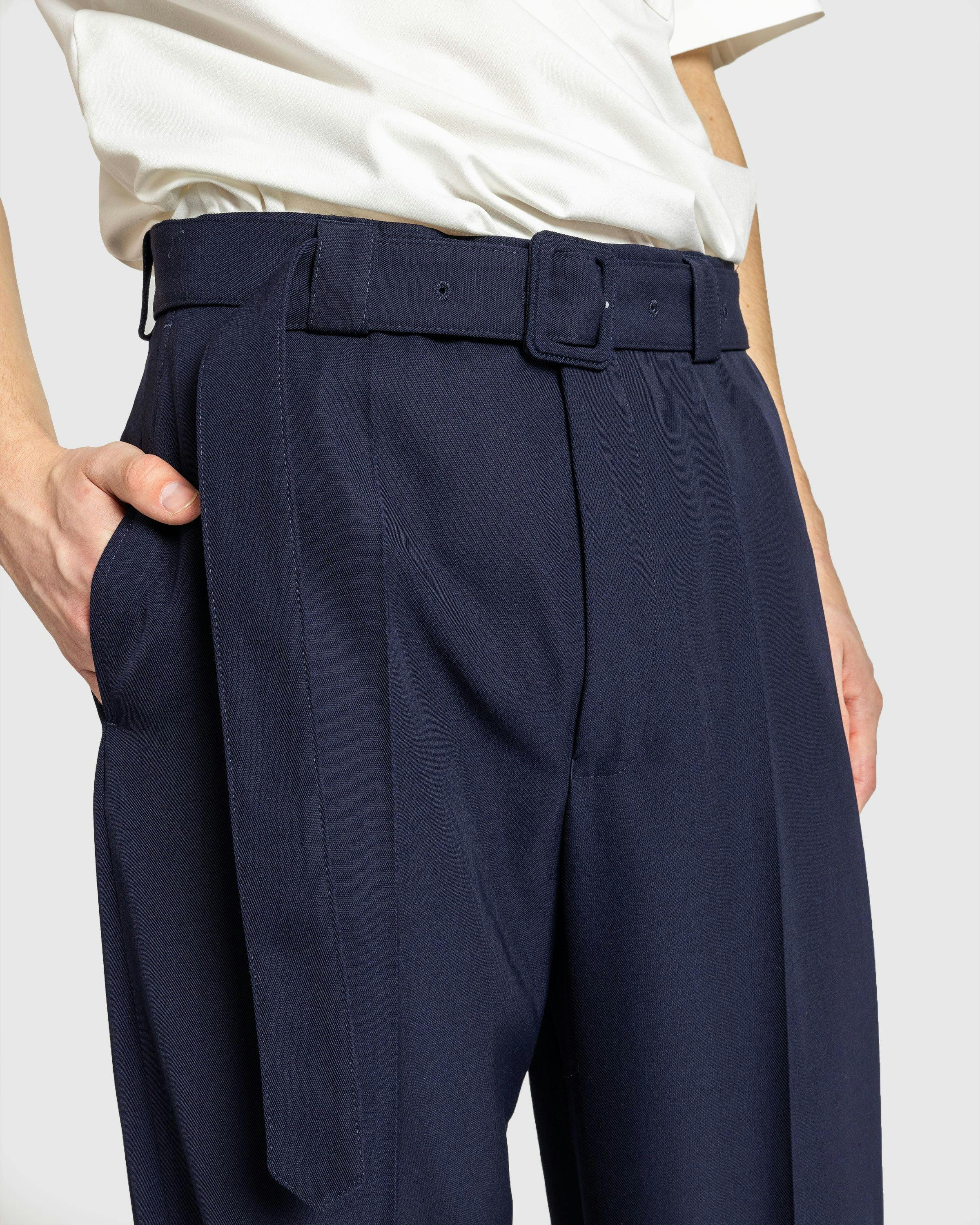 Dries van Noten - PAULSON BIS 8153 M.W.PANTS NAV - Clothing - Blue - Image 5