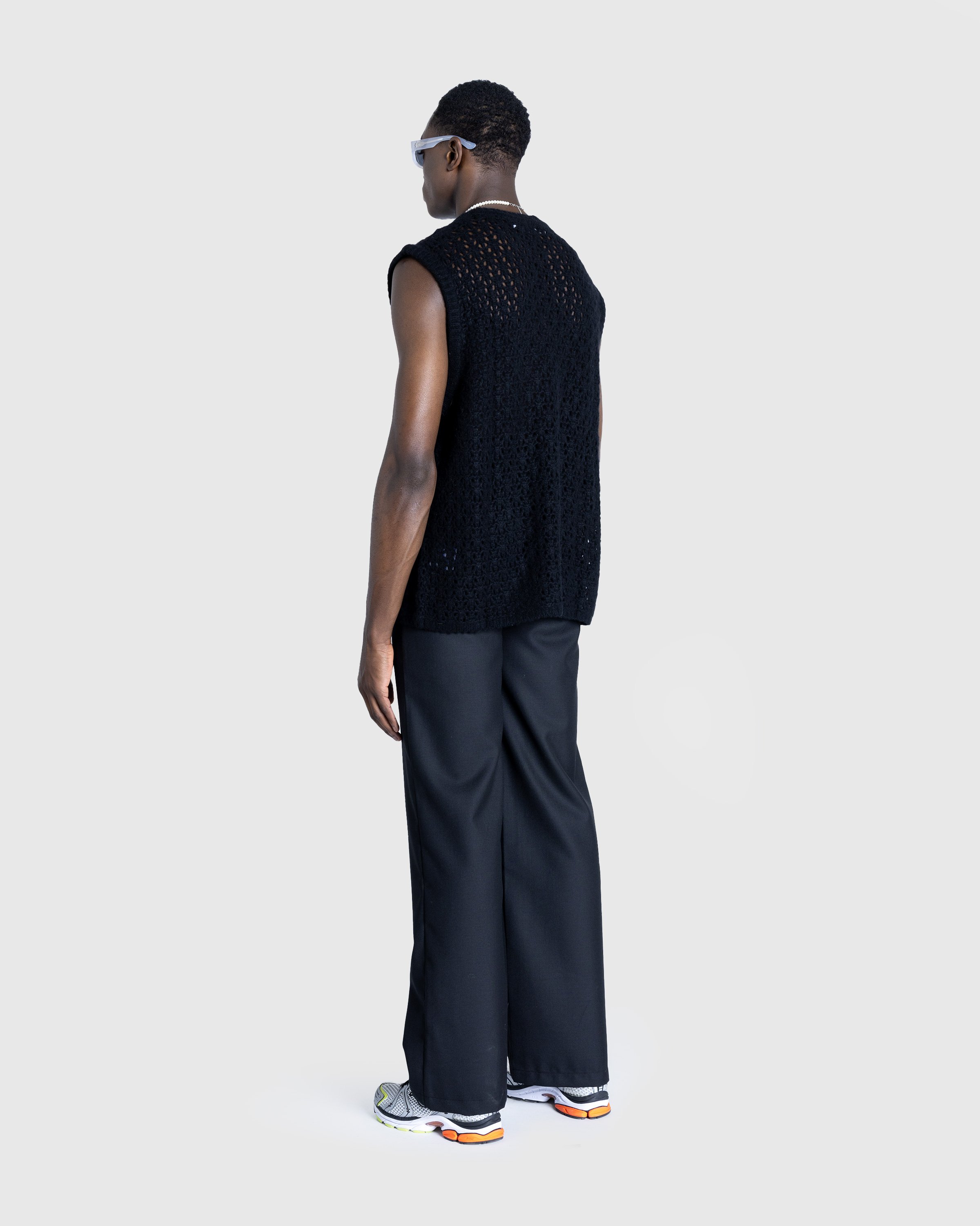 Séfr - JIRO TROUSER BLACK WOOL - Clothing - Black - Image 4
