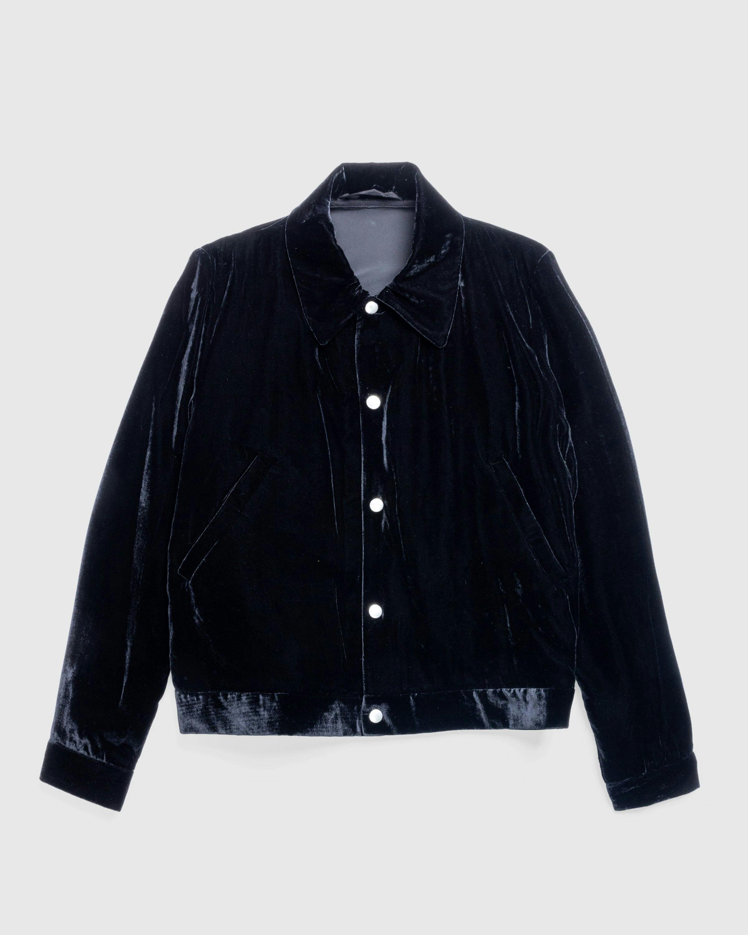 Séfr - ENZO JACKET MIDNIGHT VELOUR - Clothing - Black - Image 1