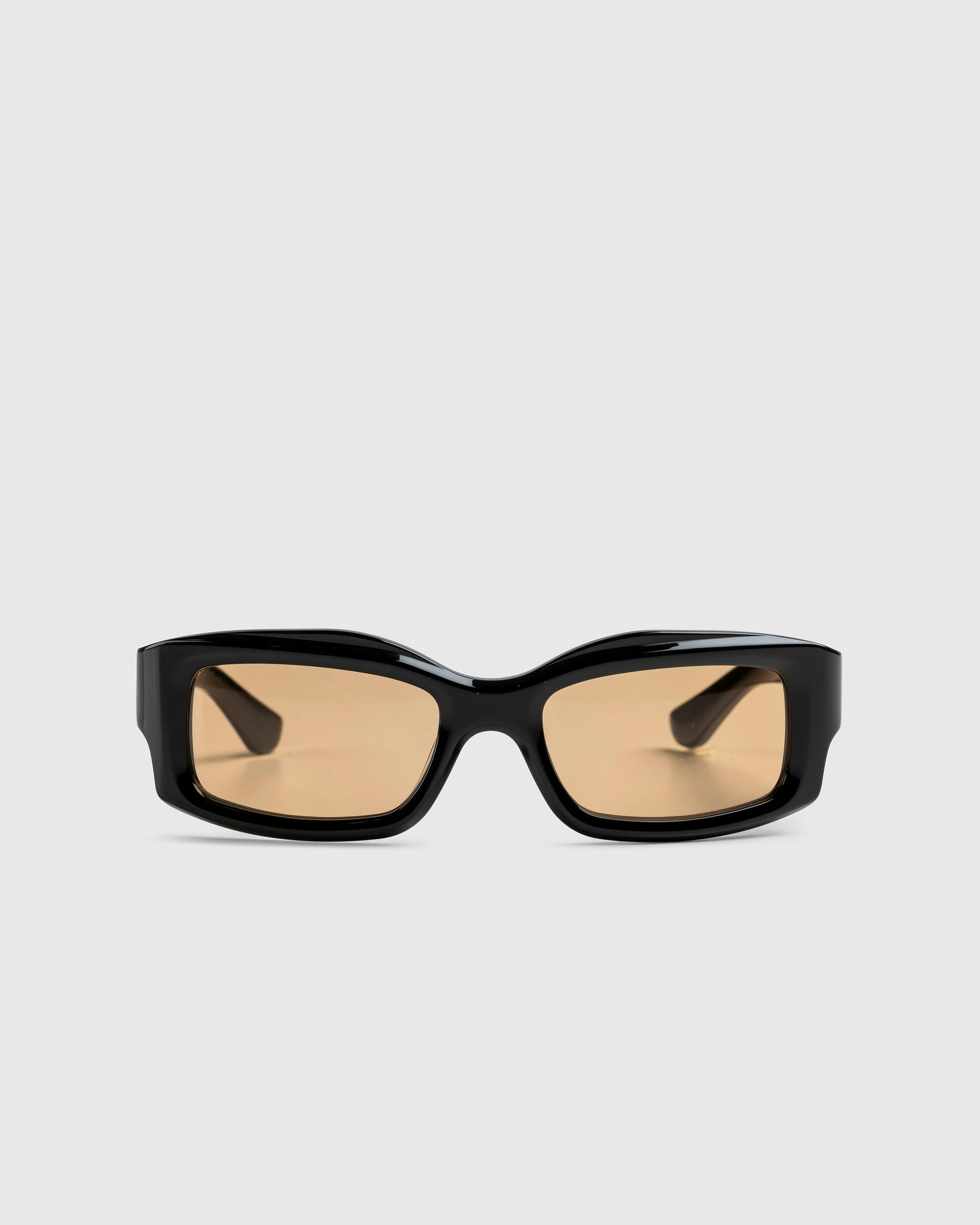 Port Tanger - Addis Black Acetate Amber Lens - Accessories - Orange - Image 1