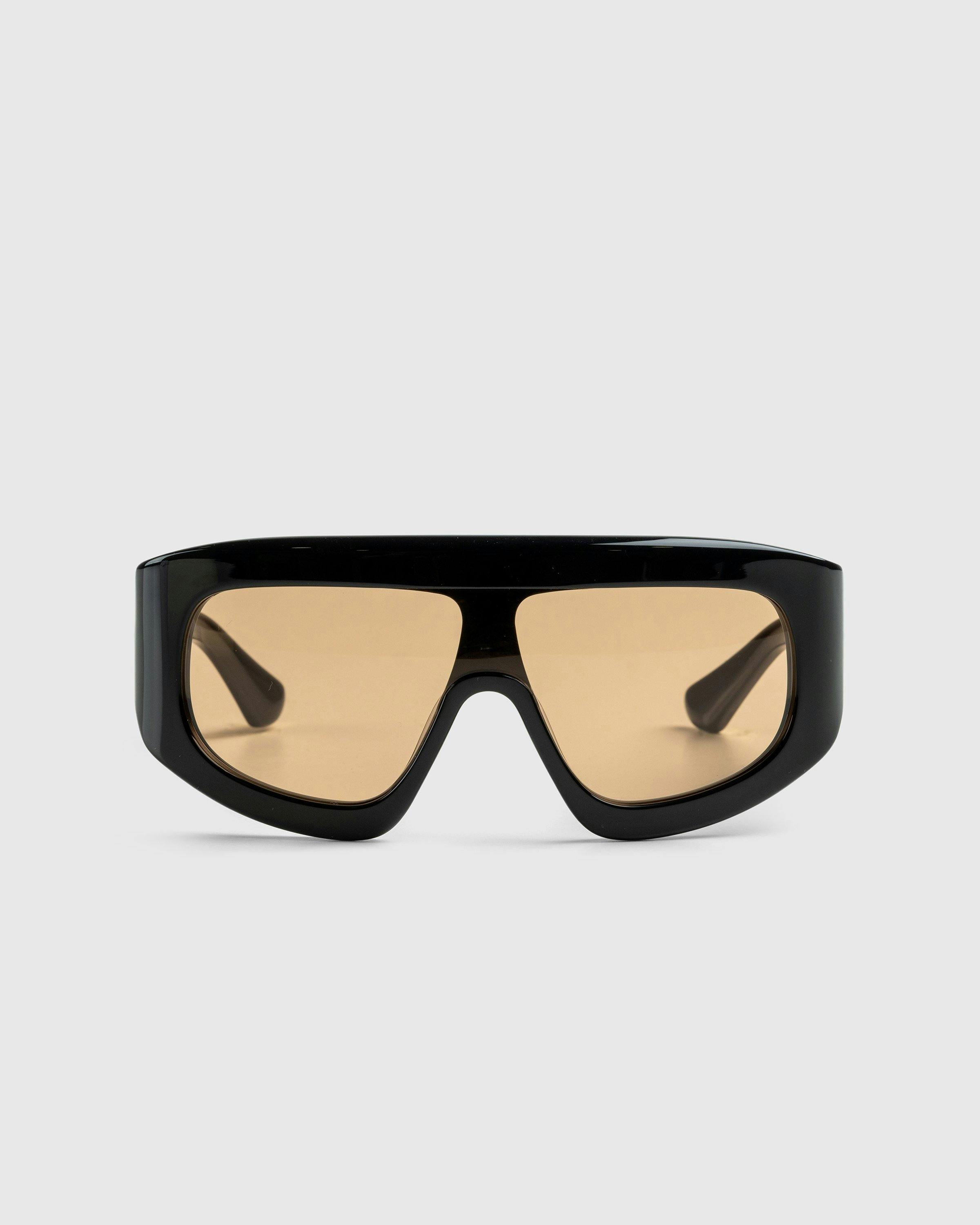 Port Tanger - Saraa Black Acetate Amber Lens - Accessories - Orange - Image 1