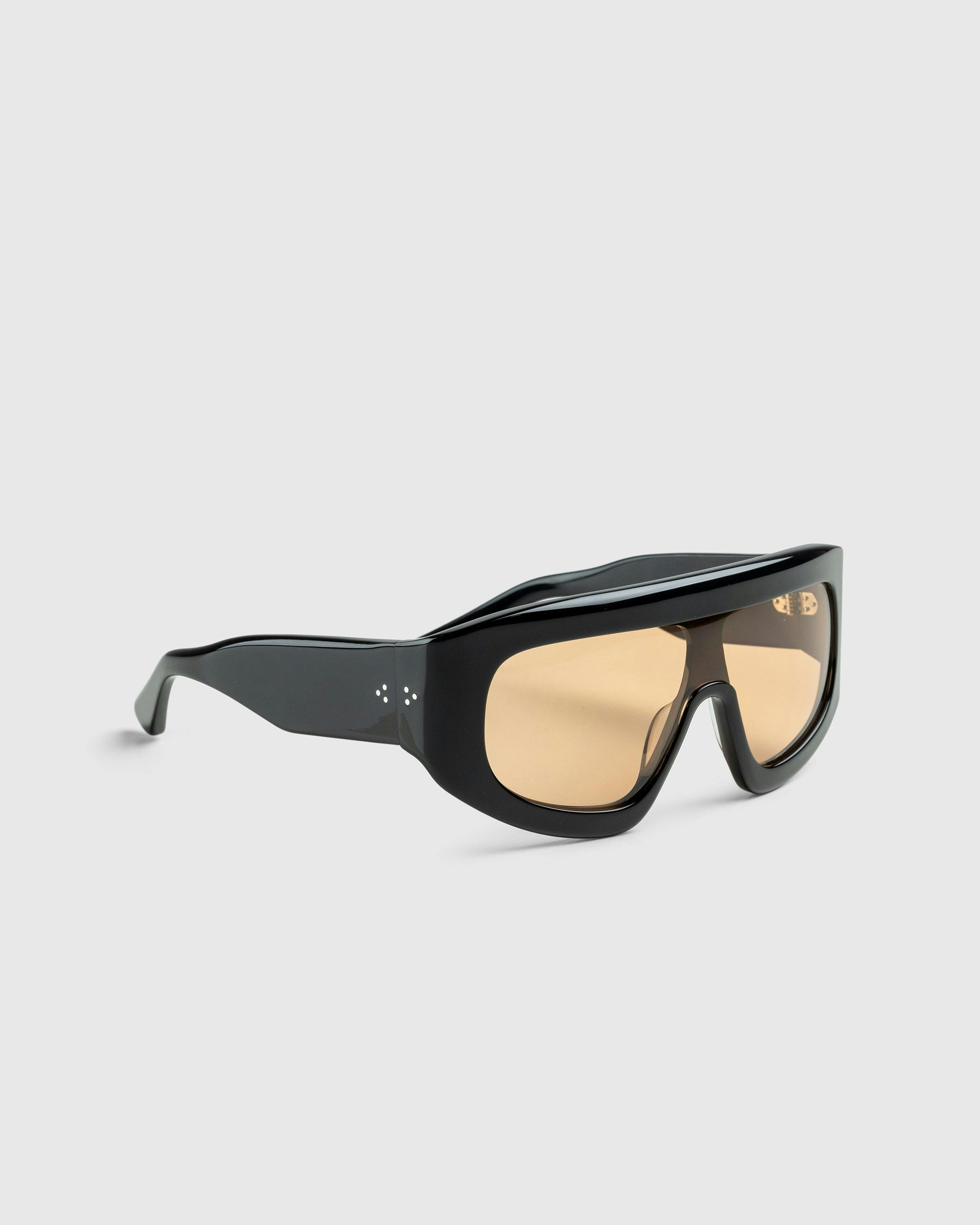 Port Tanger - Saraa Black Acetate Amber Lens - Accessories - Orange - Image 3