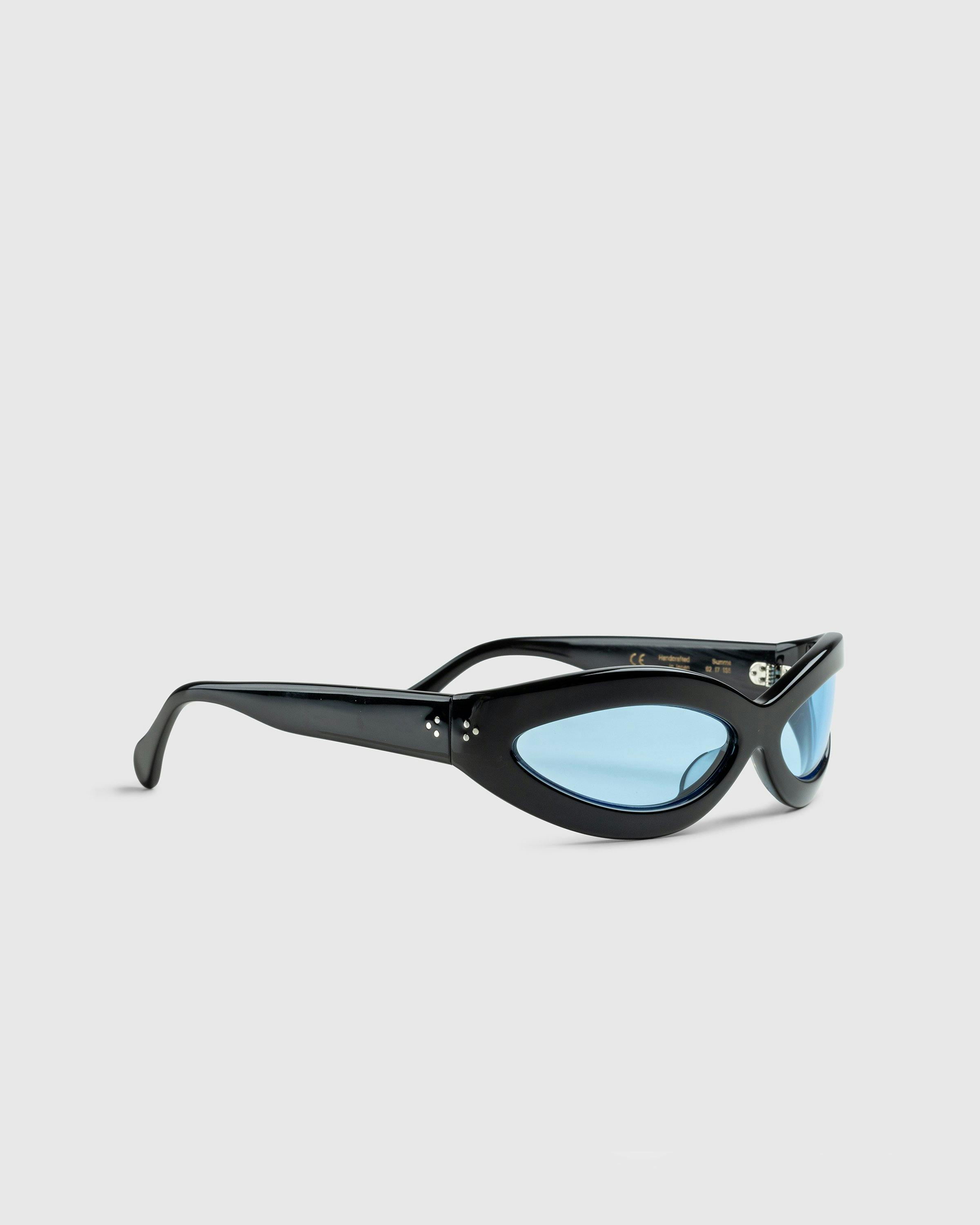 Port Tanger - Summa Black Acetate Rif Blue Lens - Accessories - Blue - Image 3