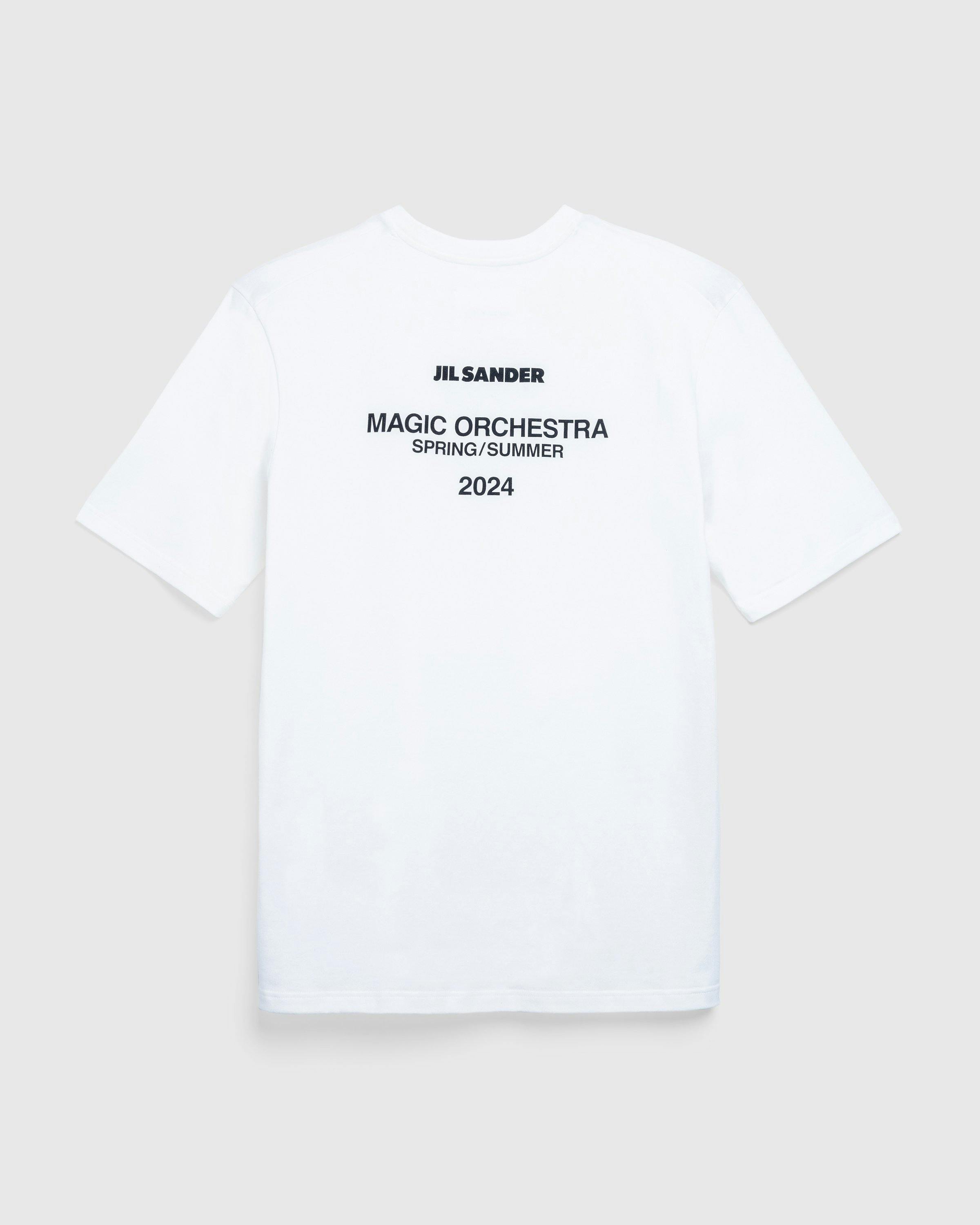 Jil Sander - Sheer T-Shirt Ls + Printed T-Shirt Ss - Clothing - White - Image 1