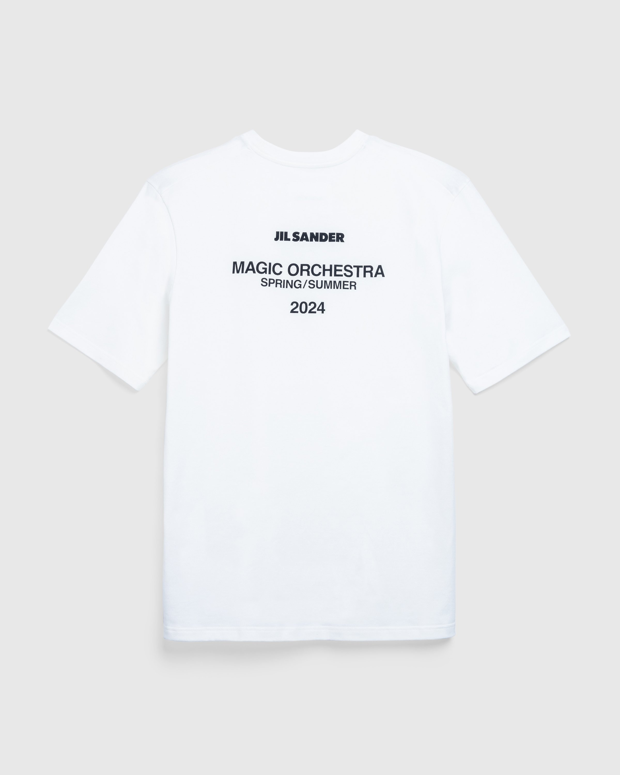 Jil Sander - Sheer T-Shirt Ls + Printed T-Shirt Ss - Clothing - White - Image 1