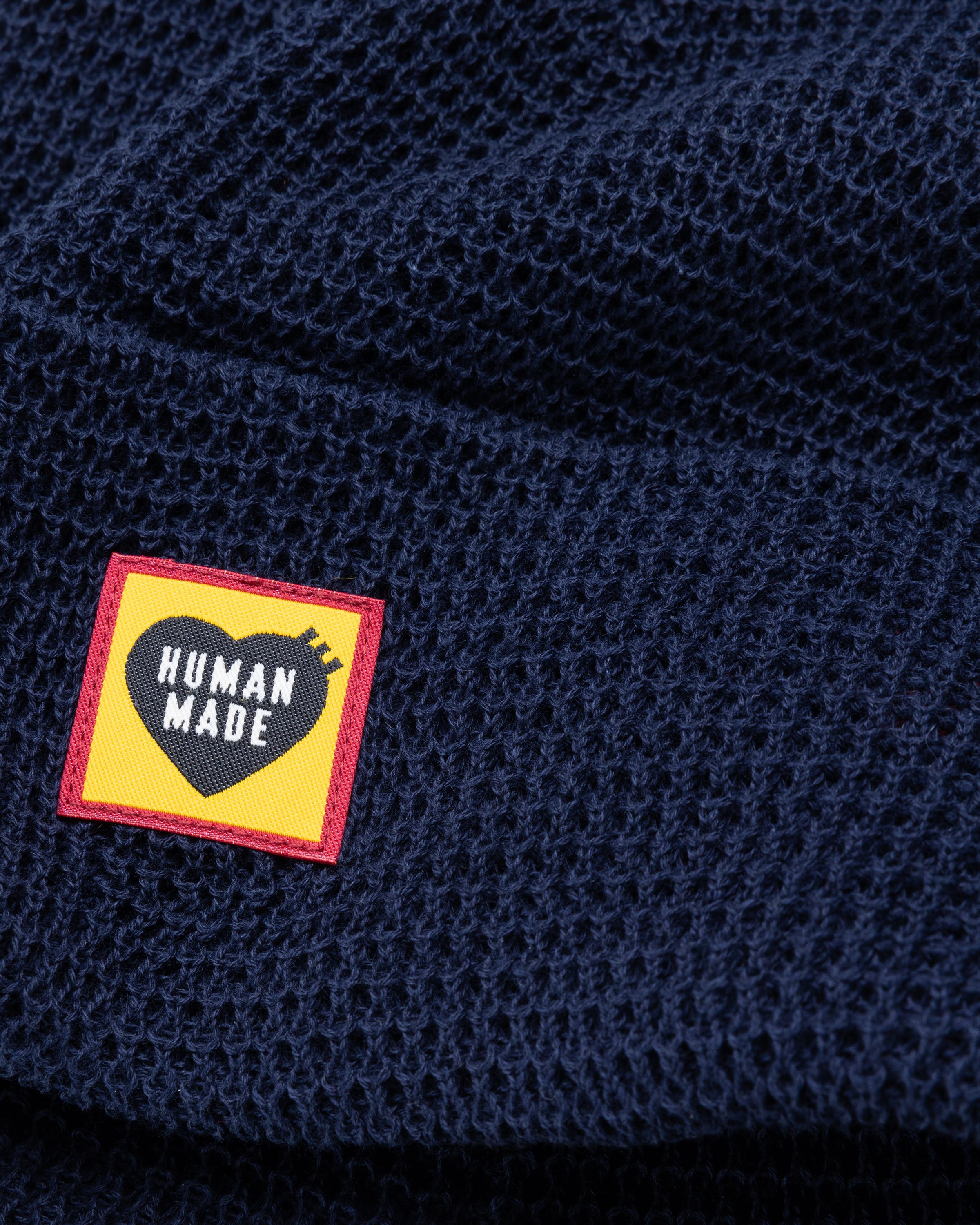 Human Made - WAFFLE BEANIE NAVY - Accessories - Blue - Image 3