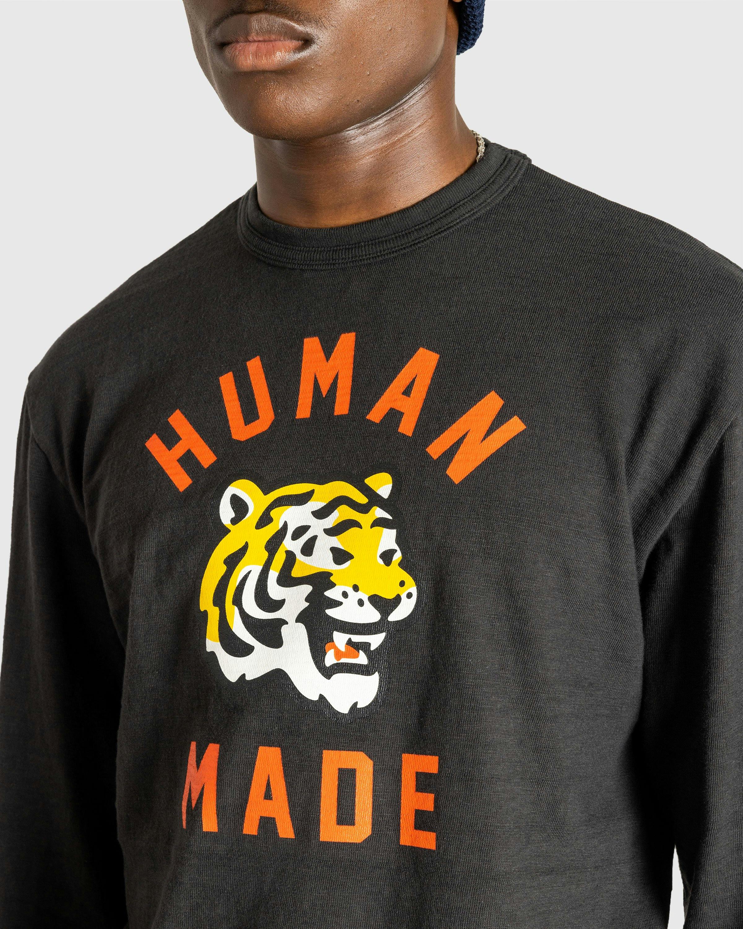 Human Made - GRAPHIC L/S T-SHIRT BLACK - Clothing - Black - Image 5