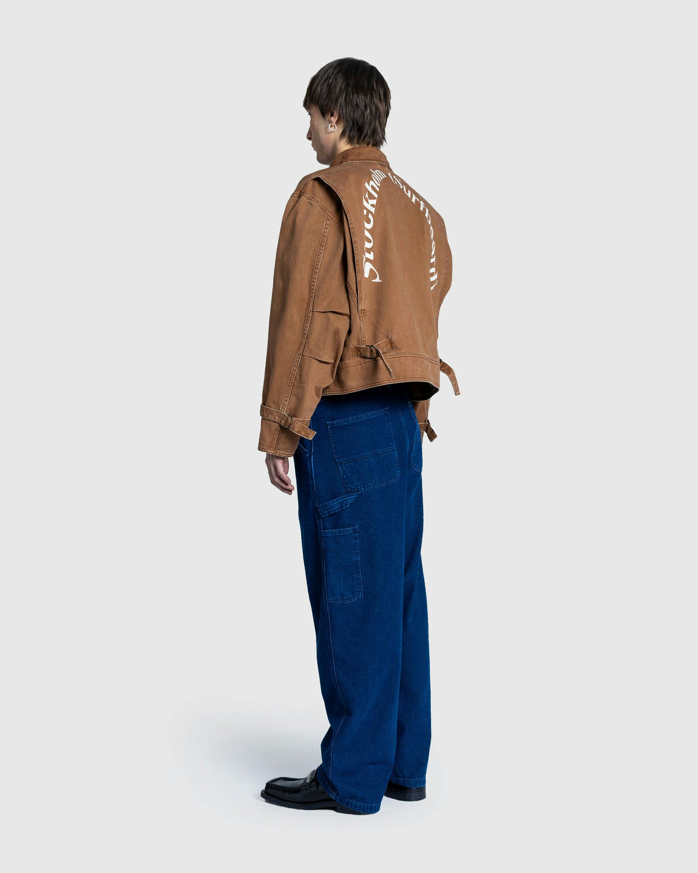 Stockholm Surfboard Club Logo Work Jacket Brown Highsnobiety Shop