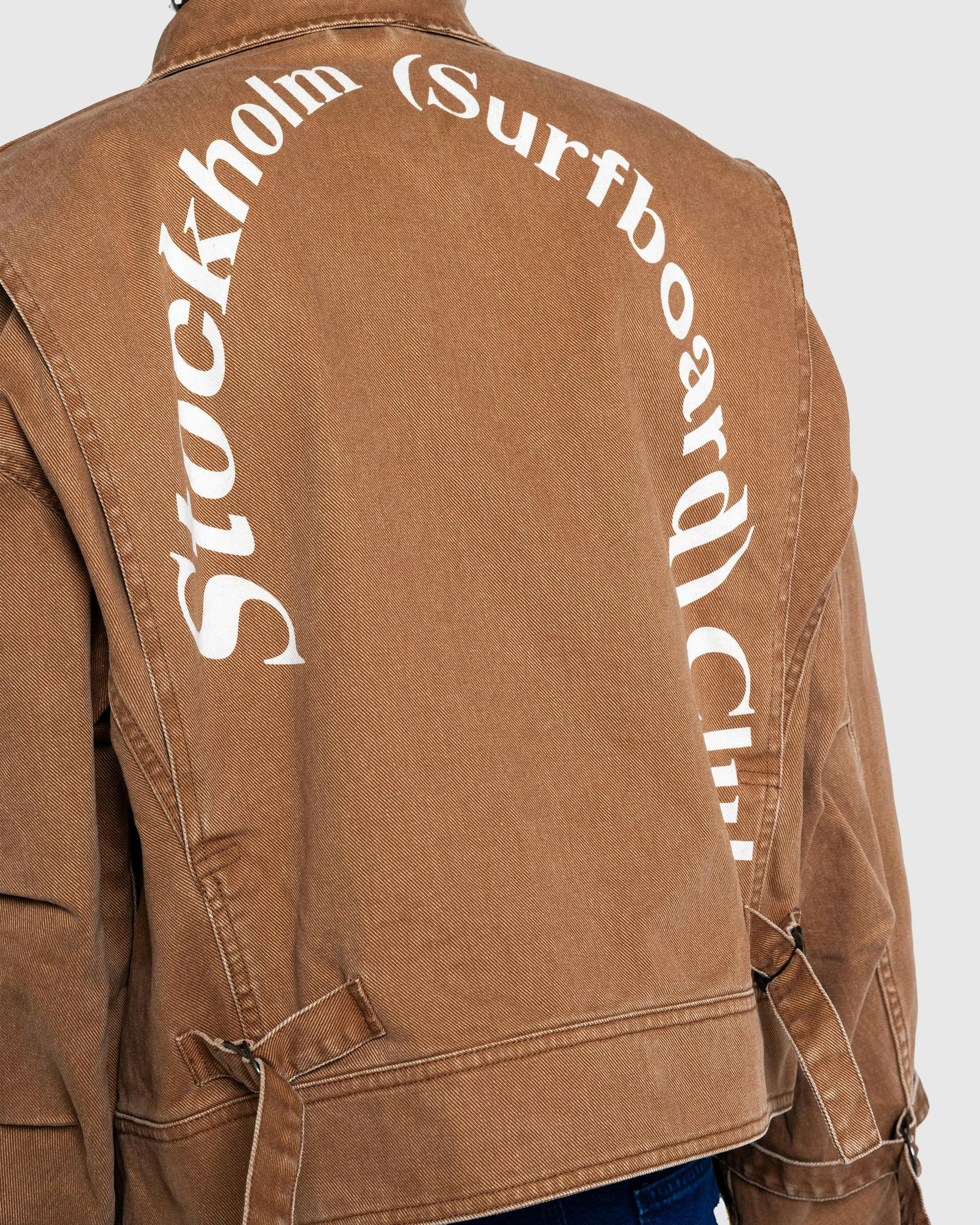 Stockholm Surfboard Club - Work Jacket Brown - Clothing - Brown - Image 5