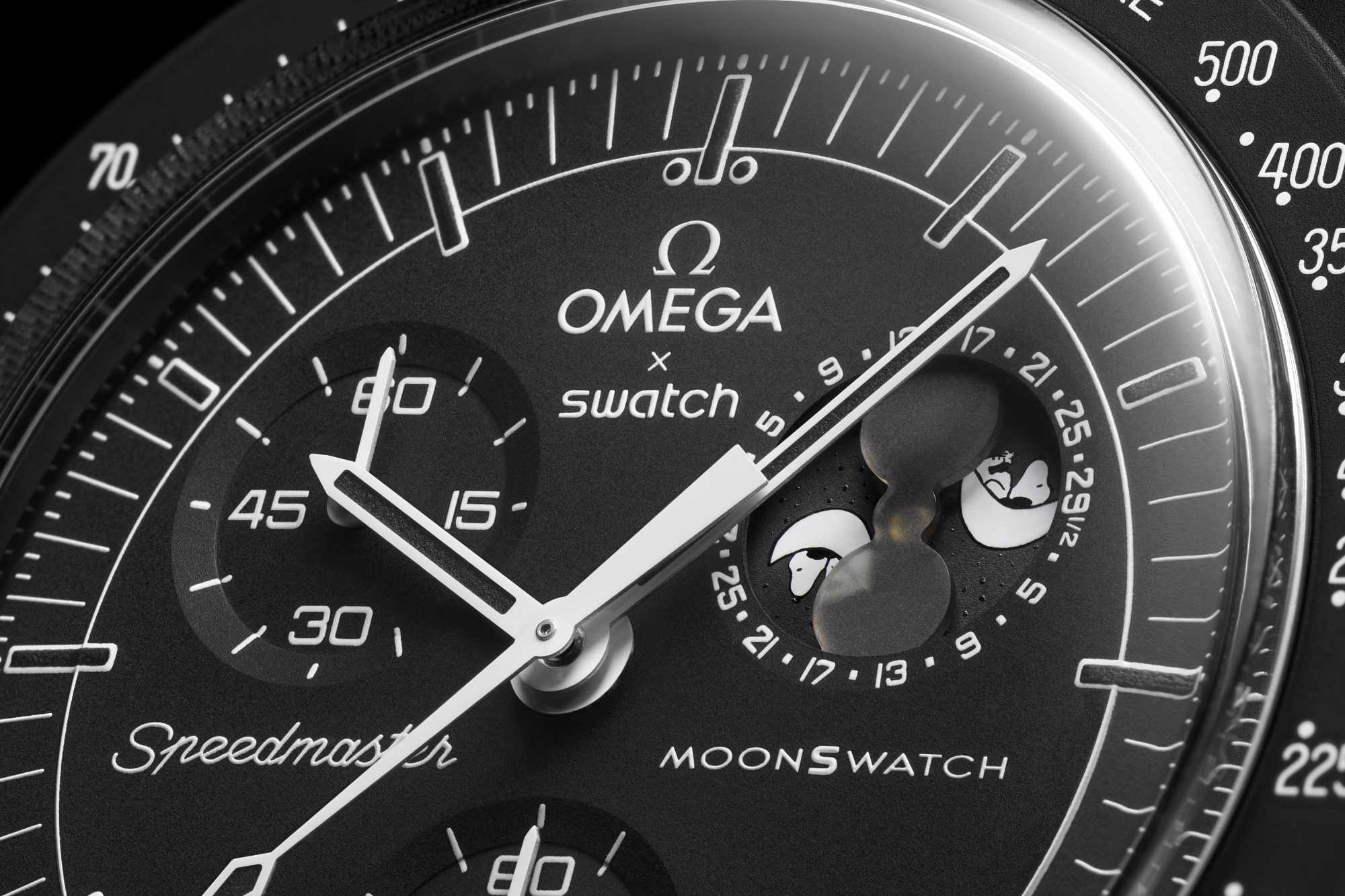 Swatch's black Snoopy MoonSwatch dropping April 2024