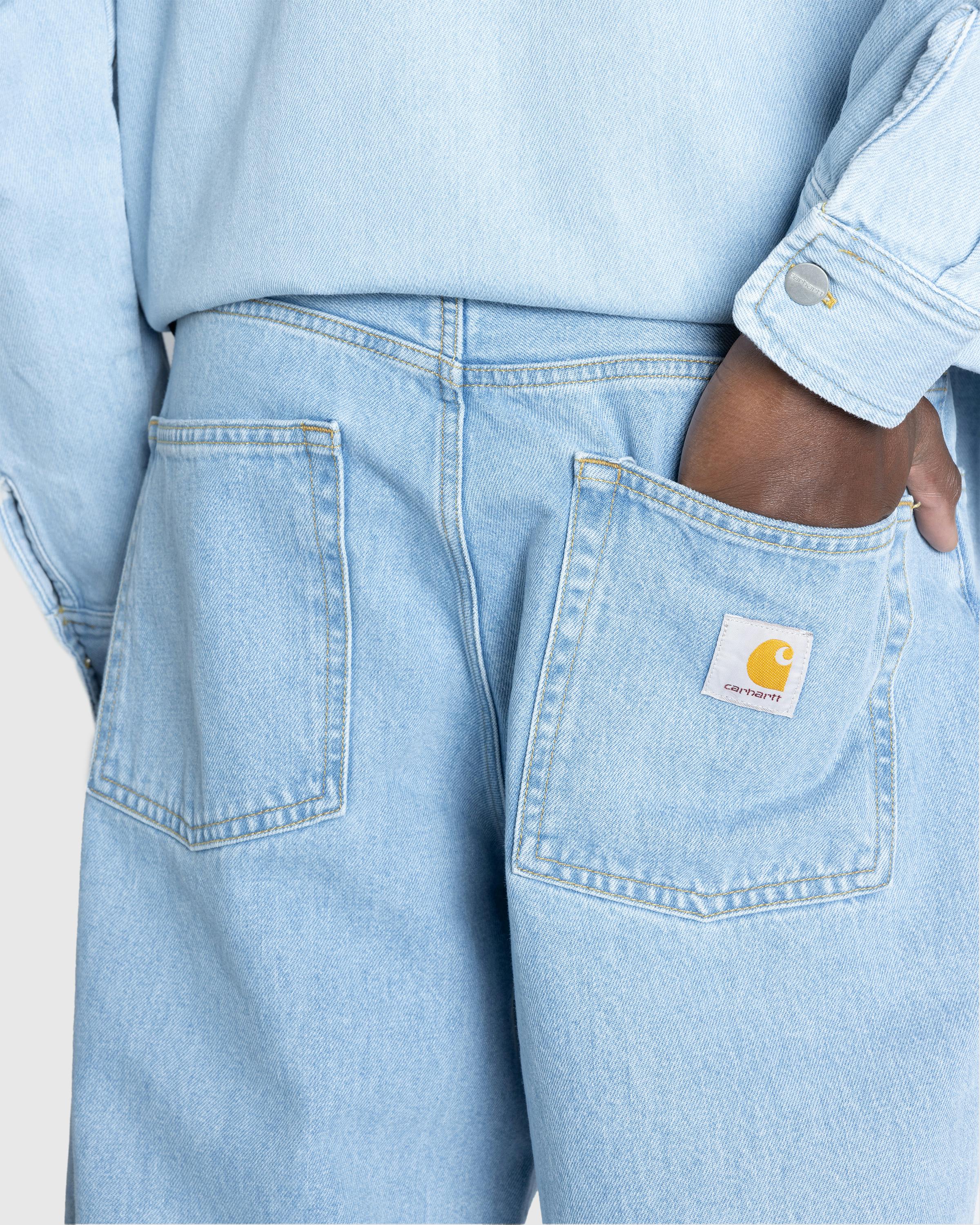 Carhartt WIP – Brandon Pant Blue/Heavy Stone Bleached - Pants - Blue - Image 5