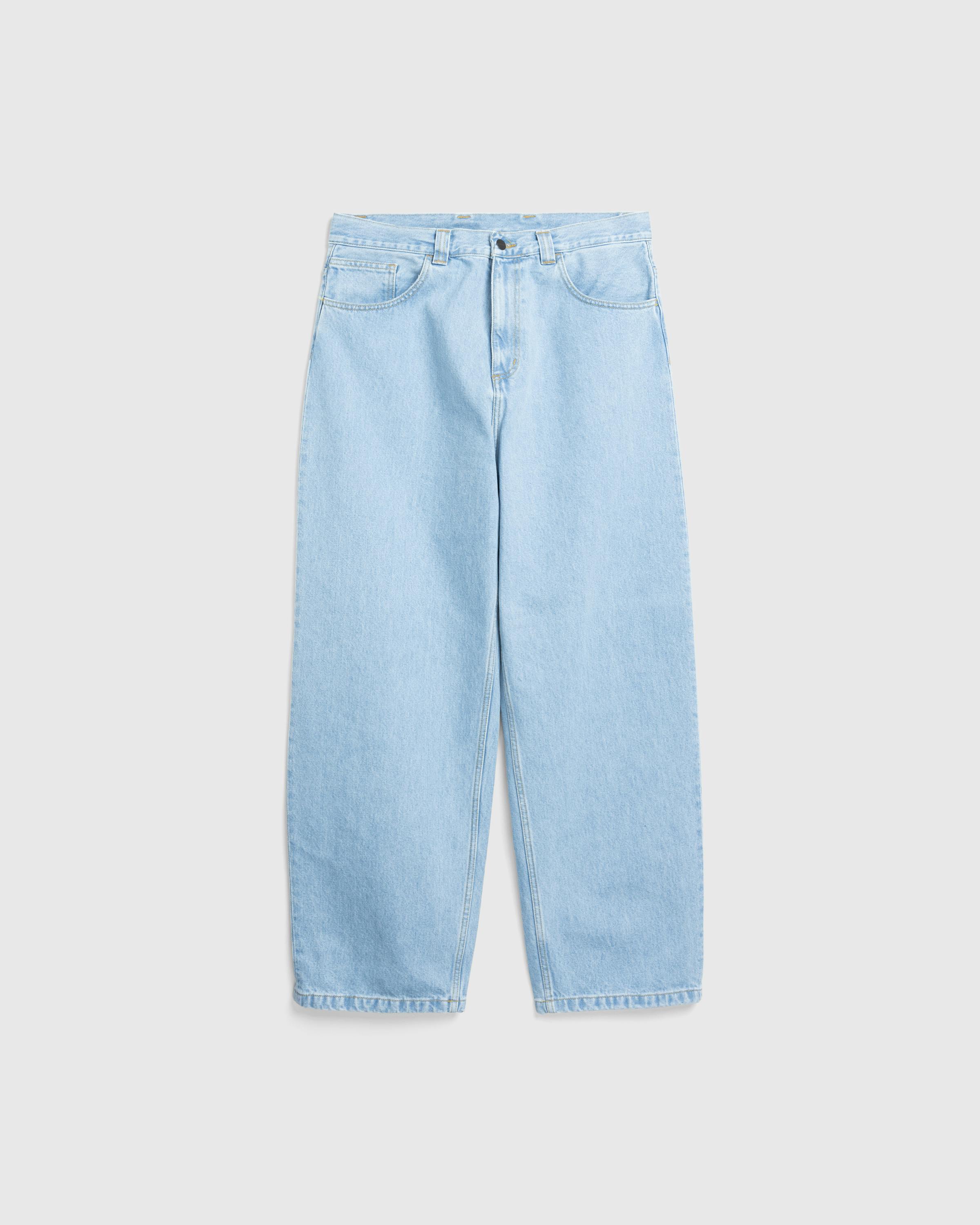 Carhartt WIP – Brandon Pant Blue/Heavy Stone Bleached - Pants - Blue - Image 1