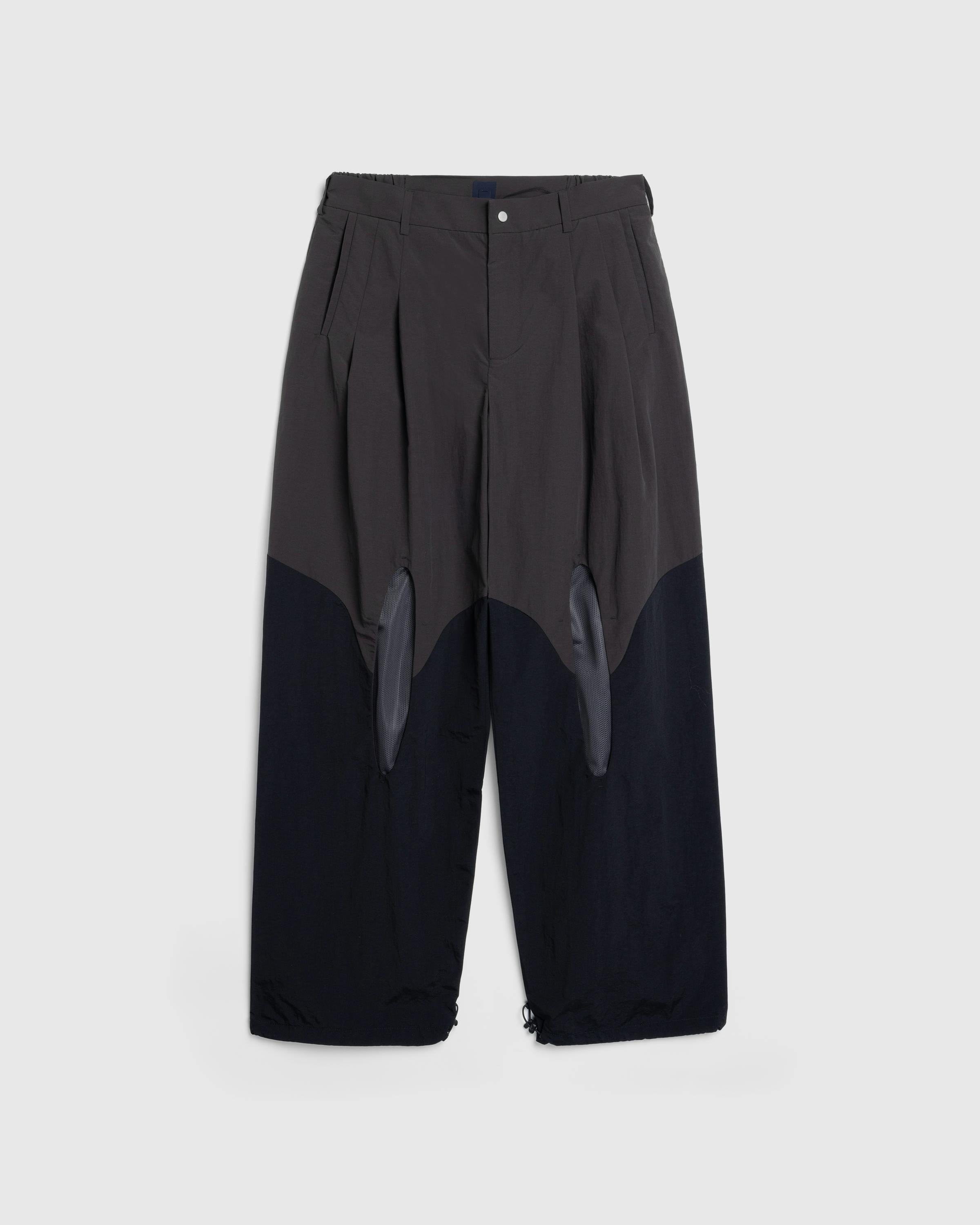 _J.L-A.L_ – Aperture Trackpant Black/Dark Green - Pants - Black - Image 1