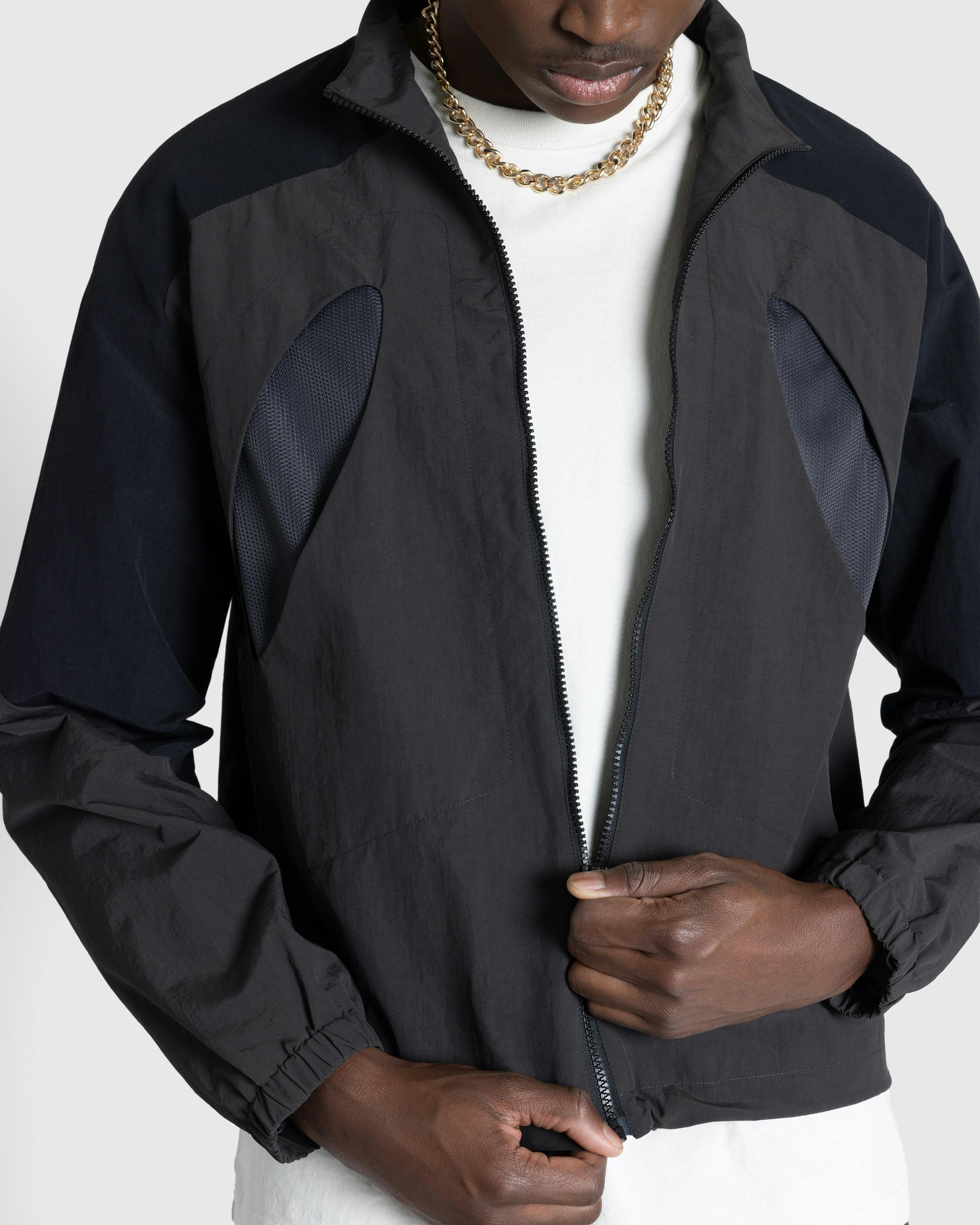 _J.L-A.L_ – Aperture Track Top Black/Dark Green - Outerwear - Black - Image 5