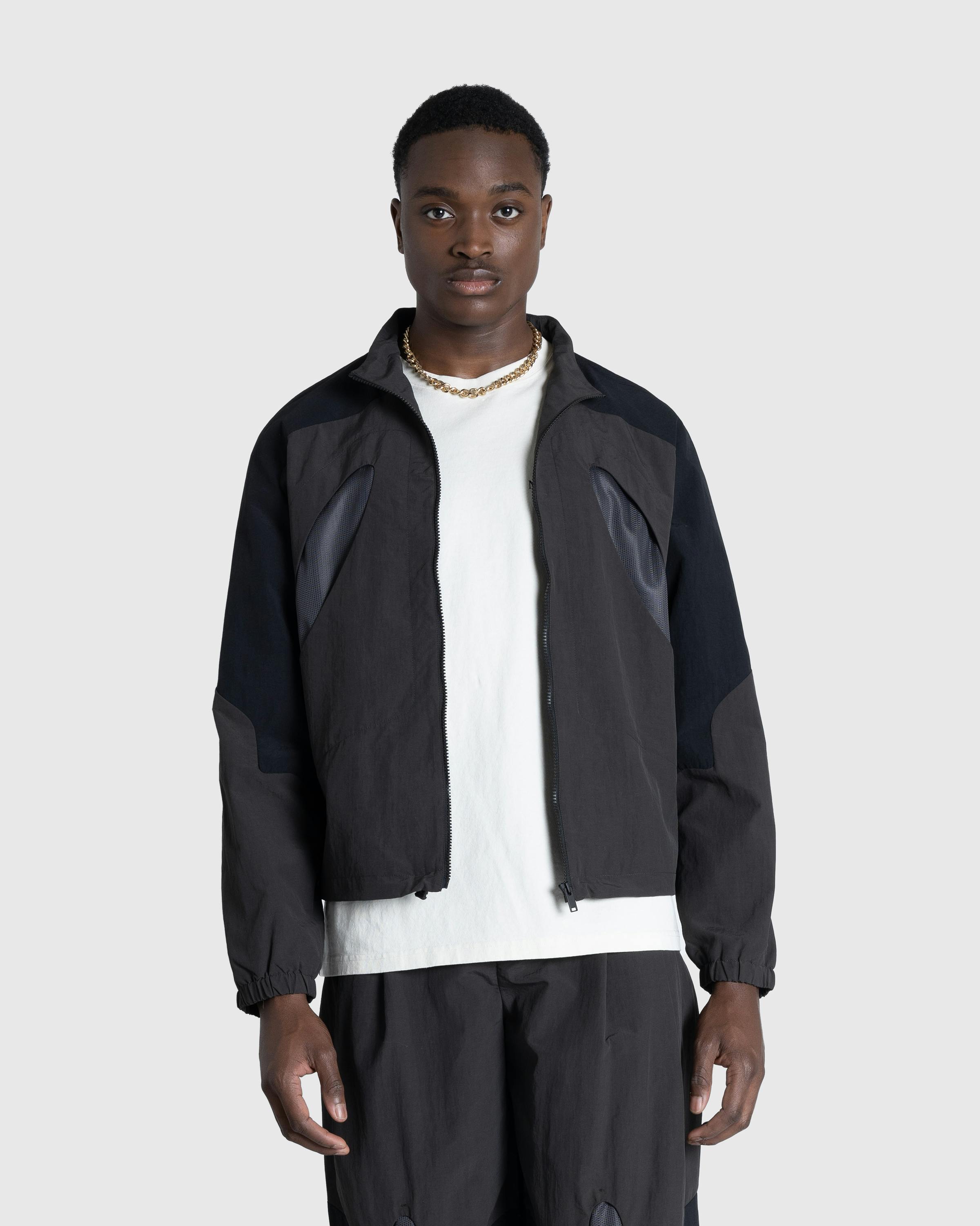 _J.L-A.L_ – Aperture Track Top Black/Dark Green - Outerwear - Black - Image 2