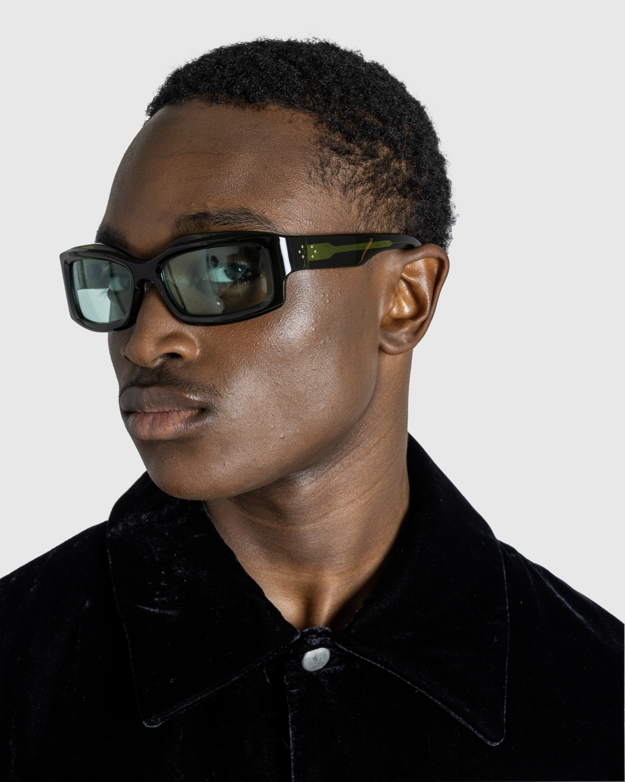 Port Tanger – Addis Cardamom Acetate/Warm Olive Lens - Sunglasses - Green - Image 2