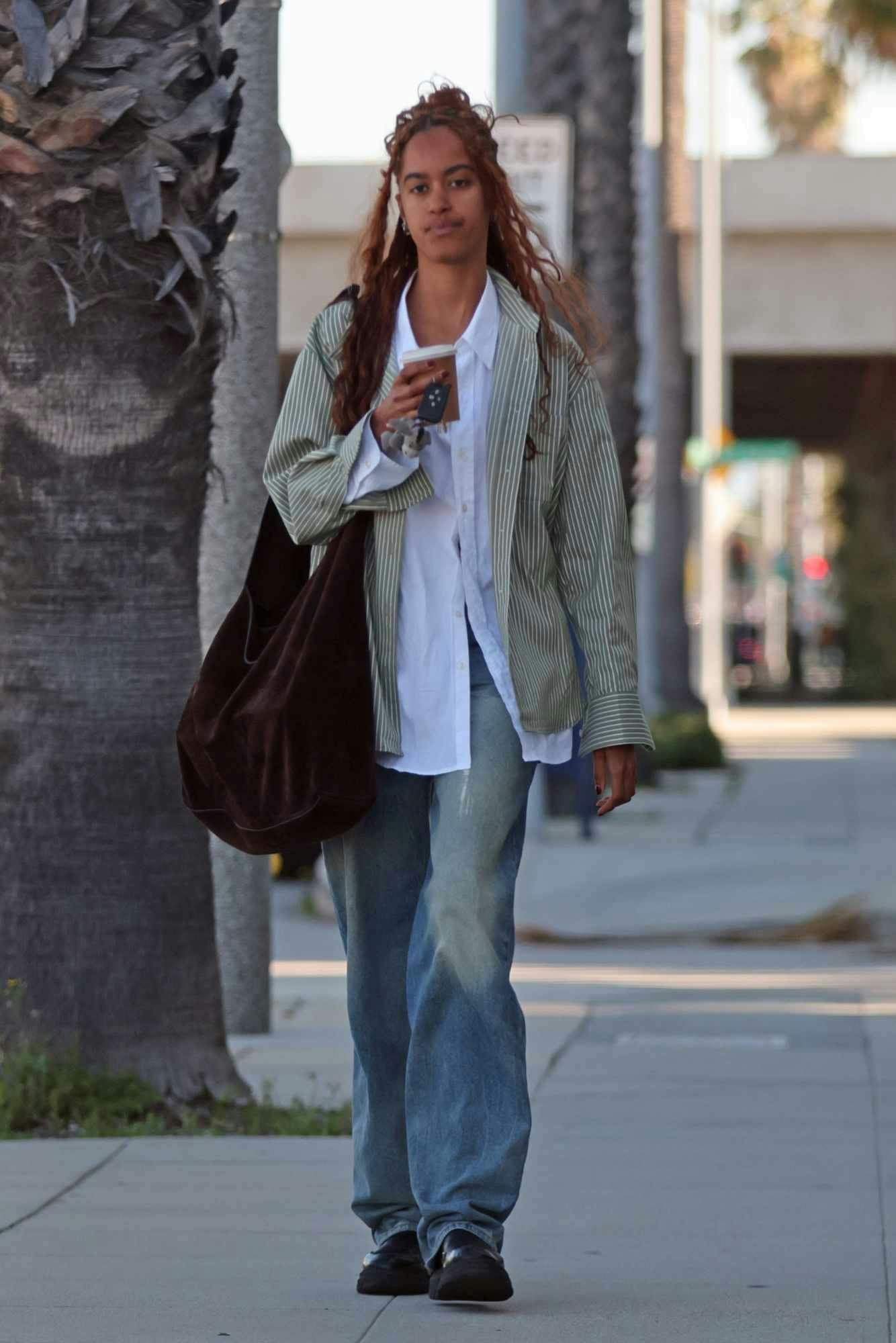 Malia Obama seen in LA streetstyle