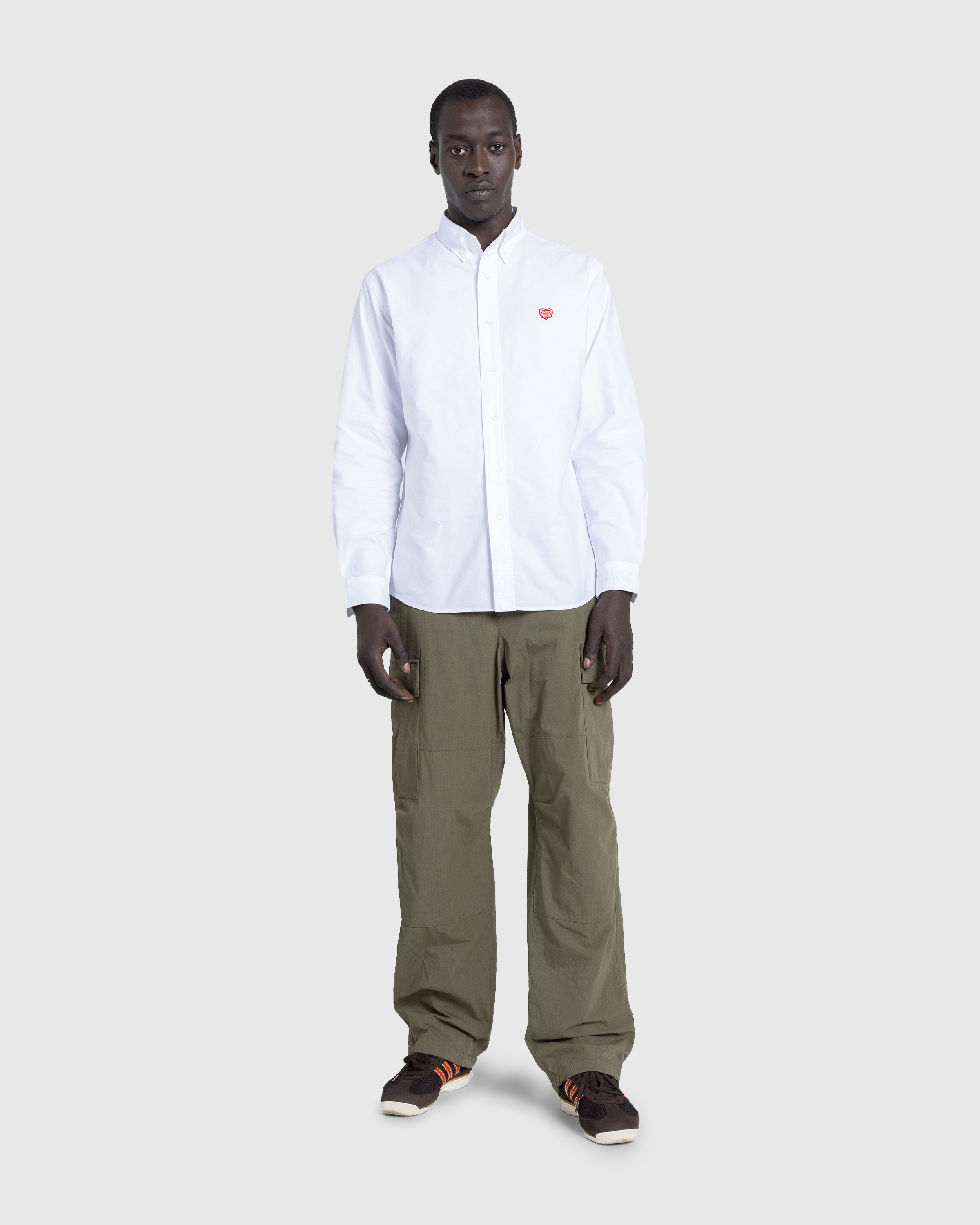 Human Made – Oxford BD Shirt White - Longsleeve Shirts - White - Image 3