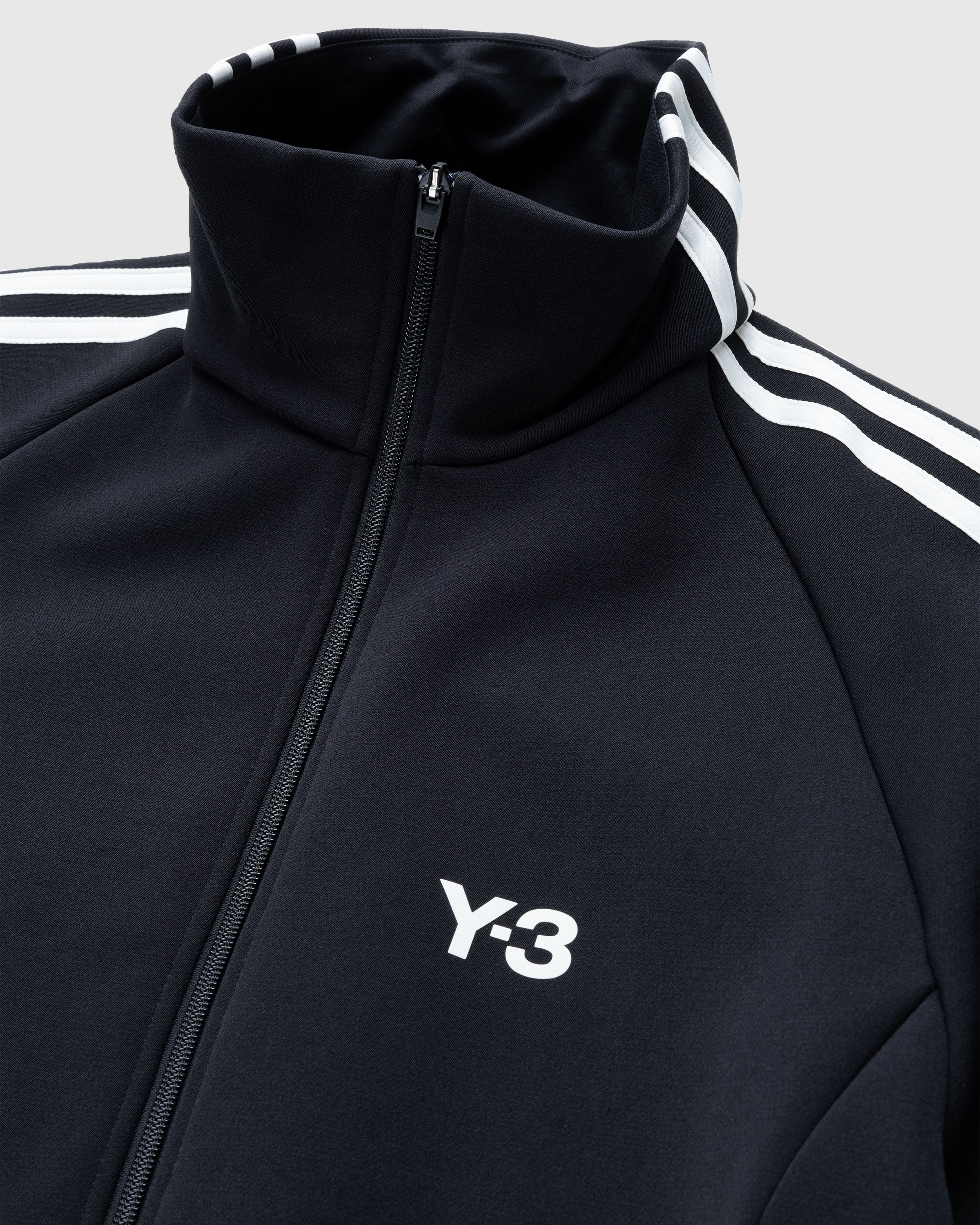 Y-3 – 3 Stripes Track Top Black/White - Outerwear - Black - Image 6