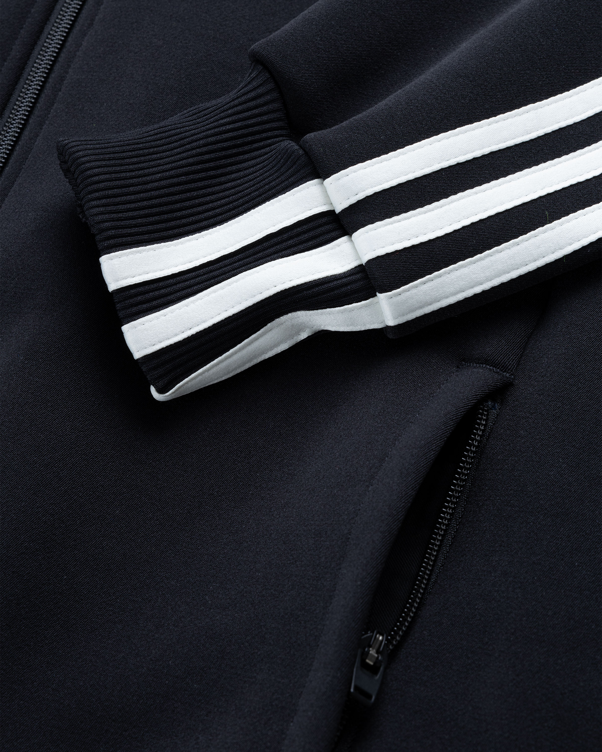 Y-3 – 3 Stripes Track Top Black/White - Outerwear - Black - Image 7