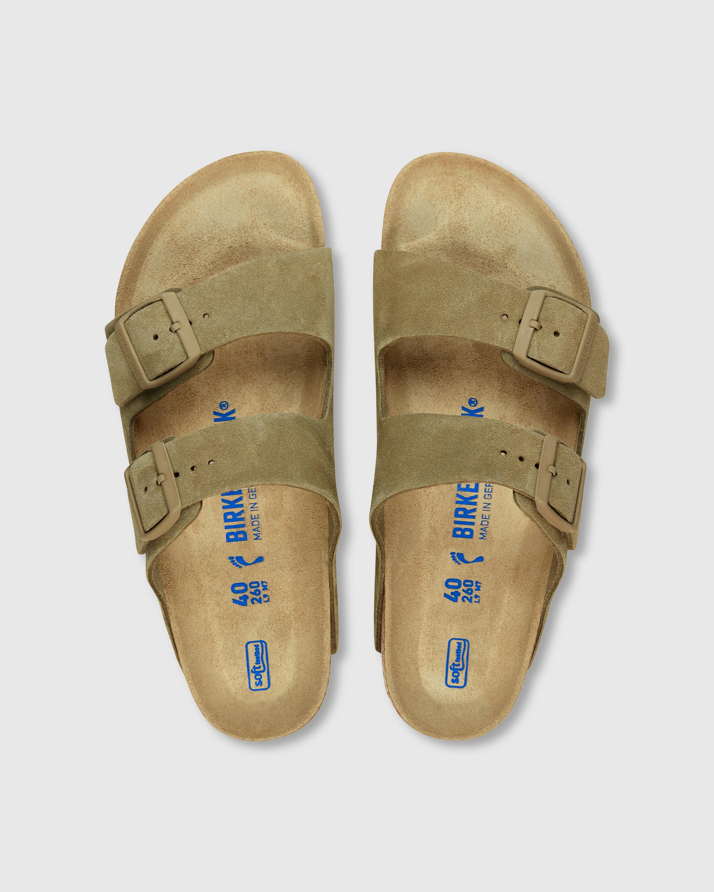 Birkenstock – Arizona SFB Faded Khaki - Mules - Green - Image 3