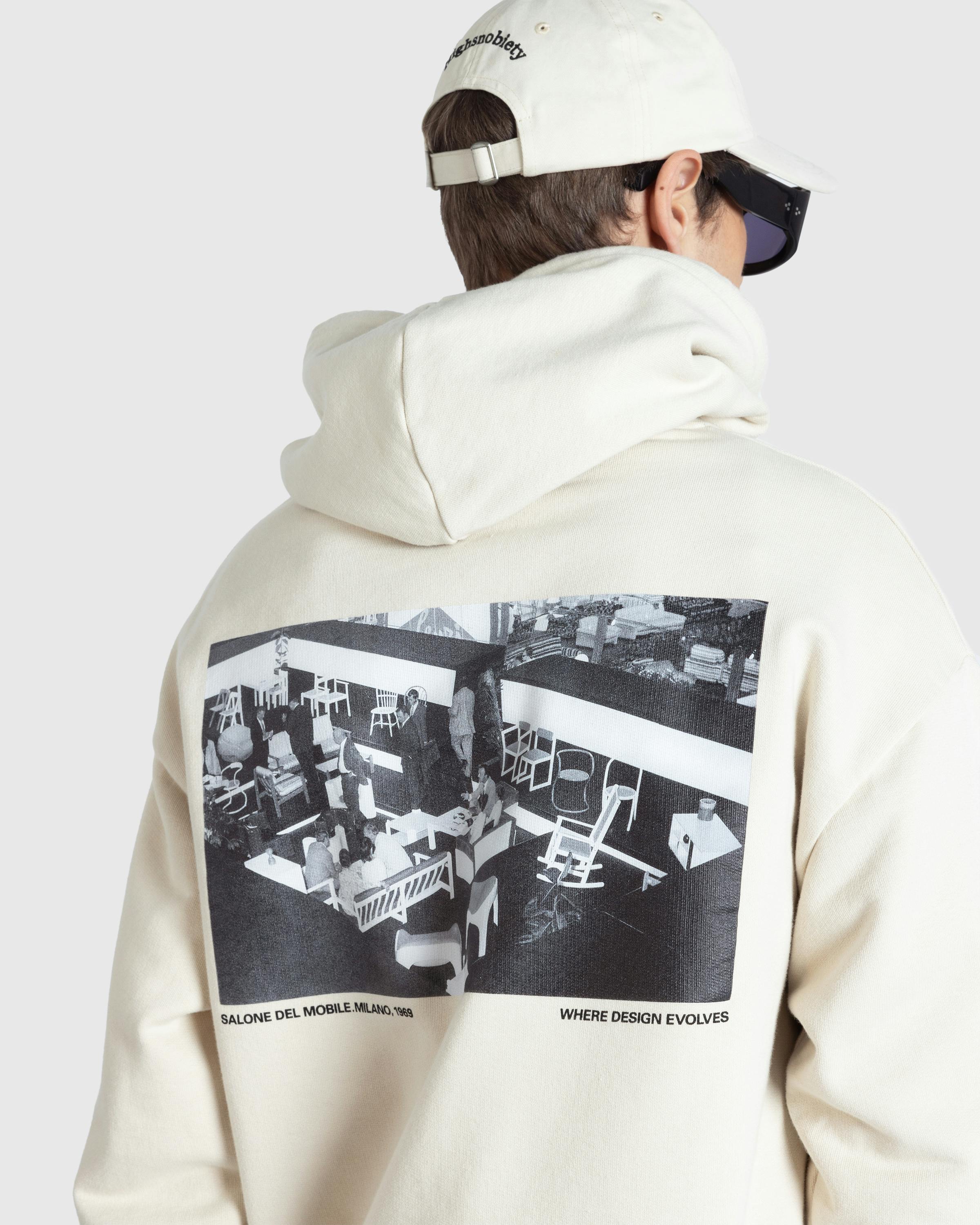 Highsnobiety x Salone del Mobile – Archival Hoodie Eggshell - Hoodies - White - Image 7