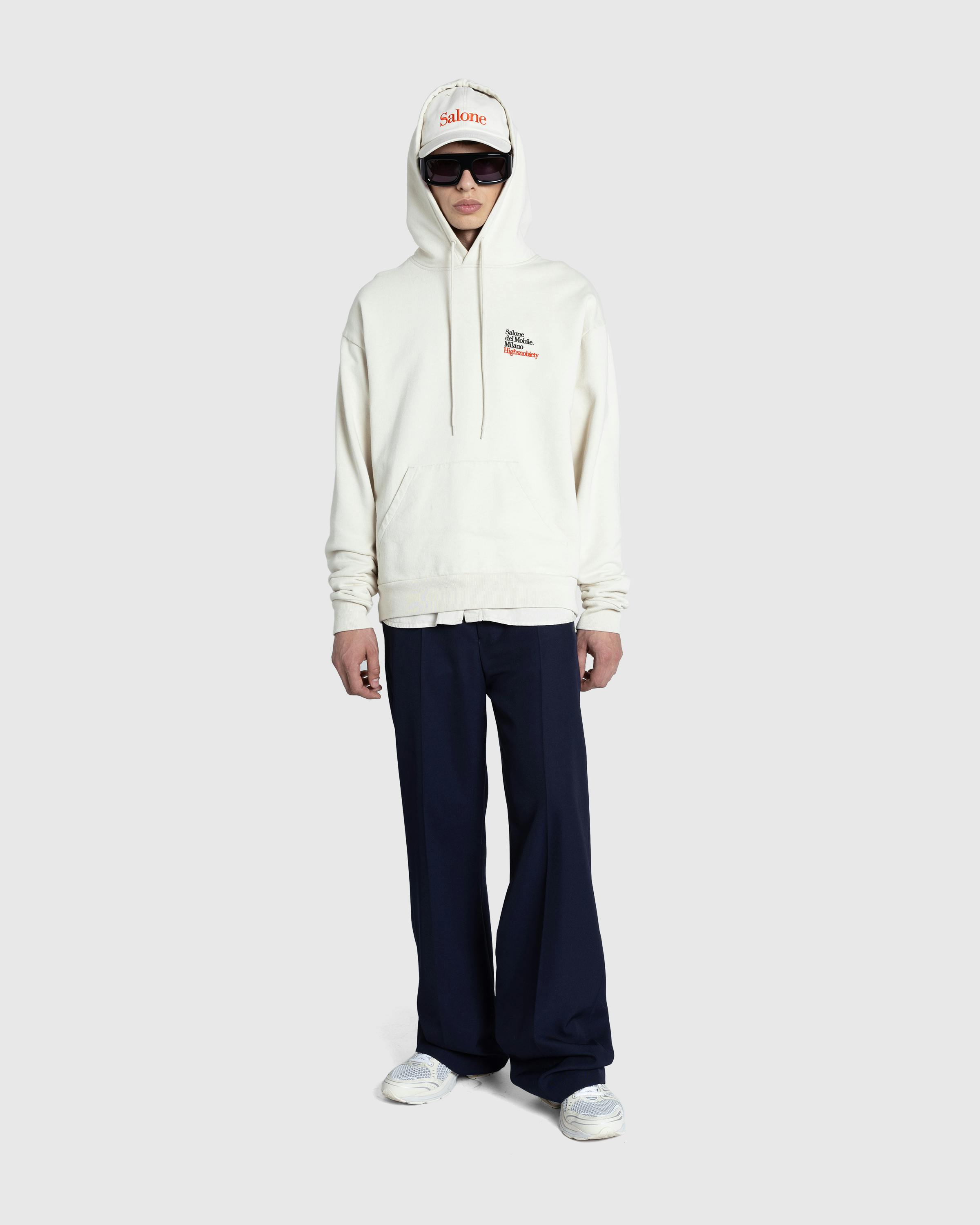 Highsnobiety x Salone del Mobile – Archival Hoodie Eggshell - Hoodies - White - Image 4