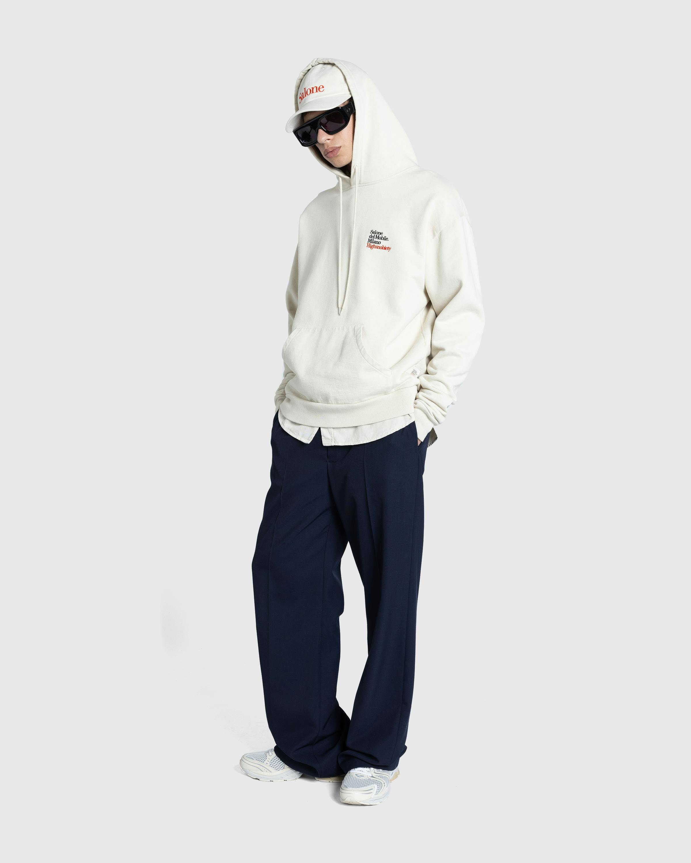 Highsnobiety x Salone del Mobile – Archival Hoodie Eggshell - Hoodies - White - Image 5