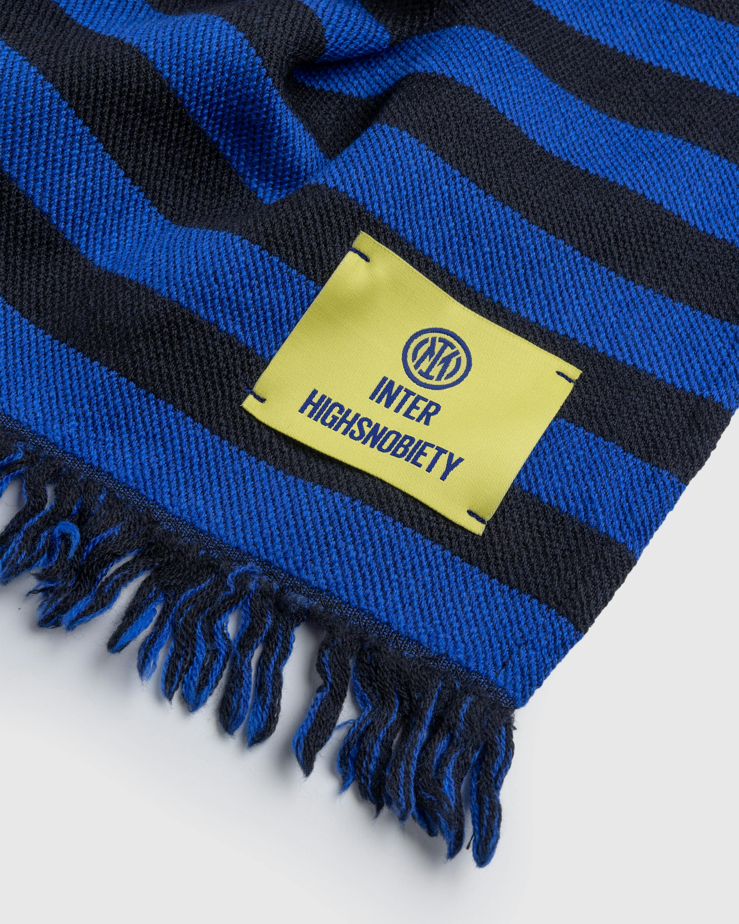 Inter x Highsnobiety – Blanket Black/Blue - Blankets & Throws - Black - Image 5