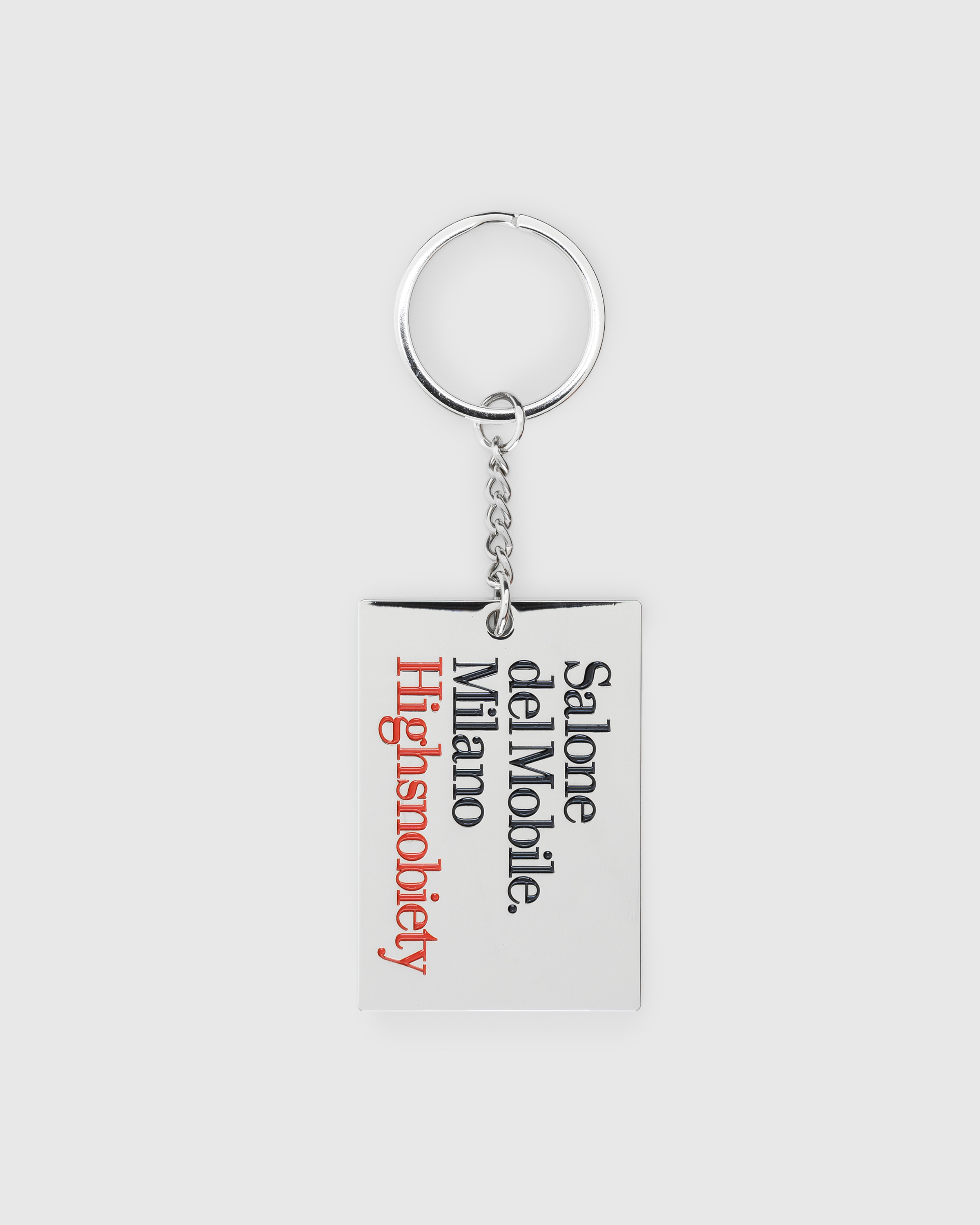 Highsnobiety x Salone del Mobile – Keychain - Keychains - Silver - Image 1
