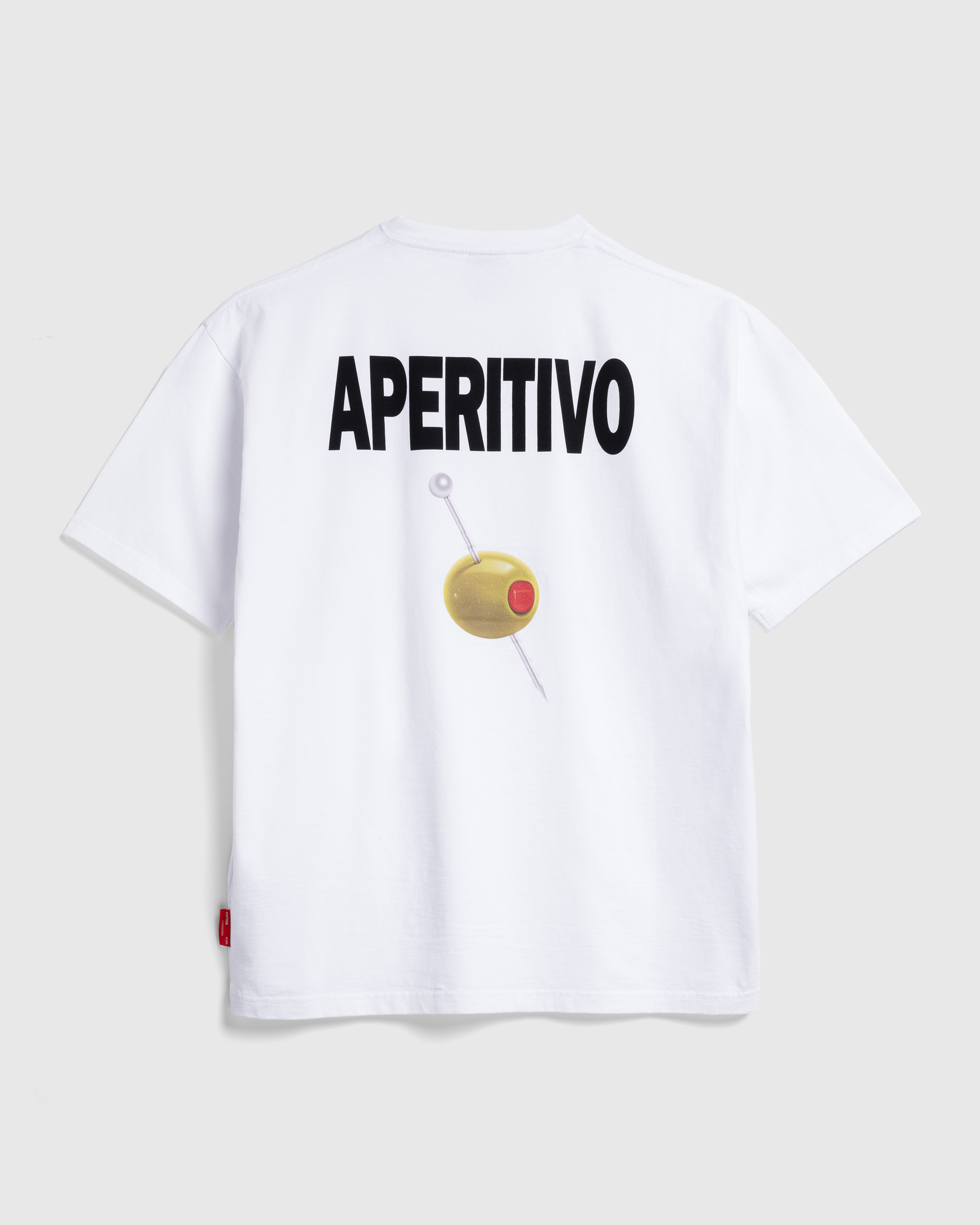 Highsnobiety – Not In Milan Aperitivo T-Shirt White - T-Shirts - White - Image 1