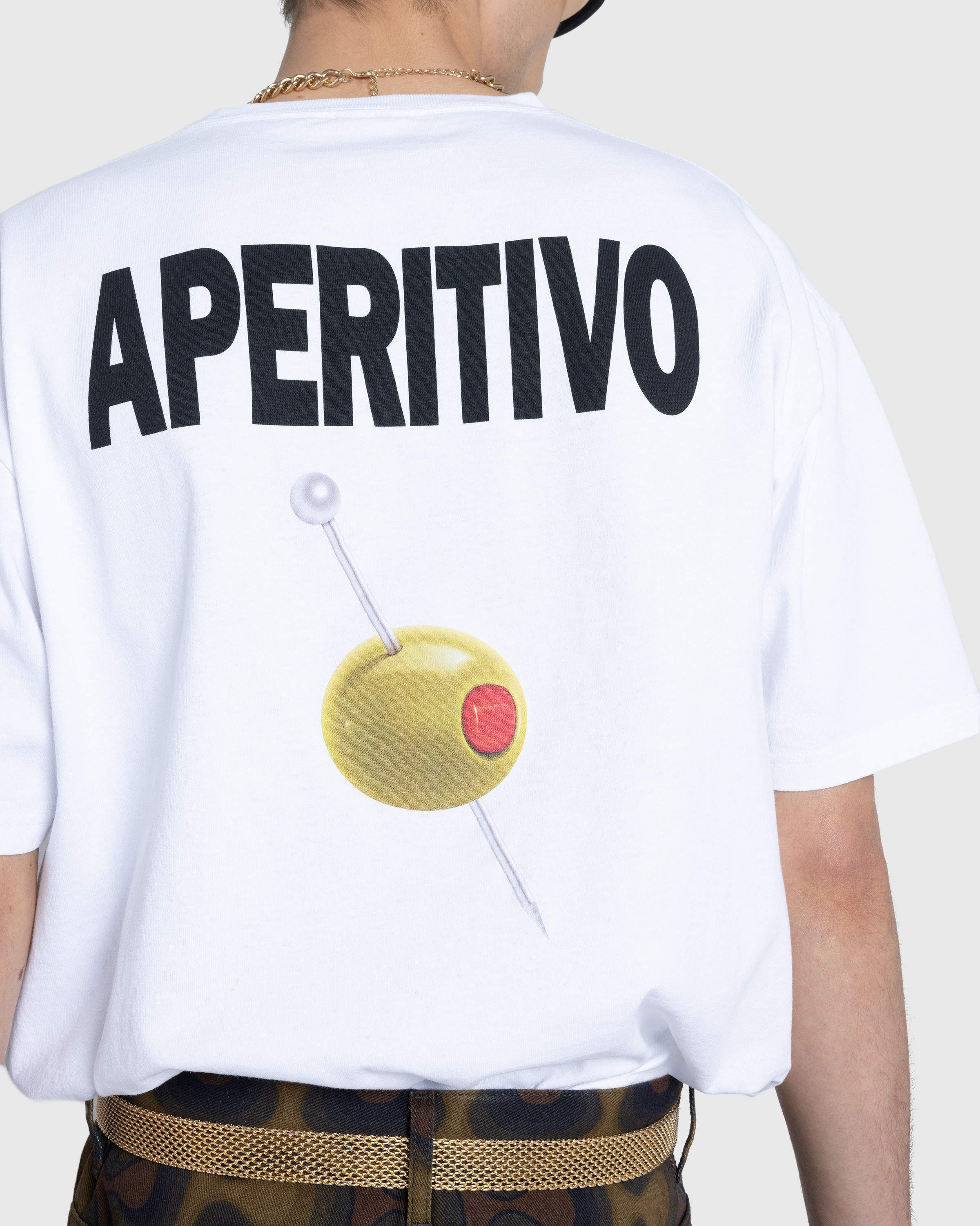 Highsnobiety – Not In Milan Aperitivo T-Shirt White - T-Shirts - White - Image 6