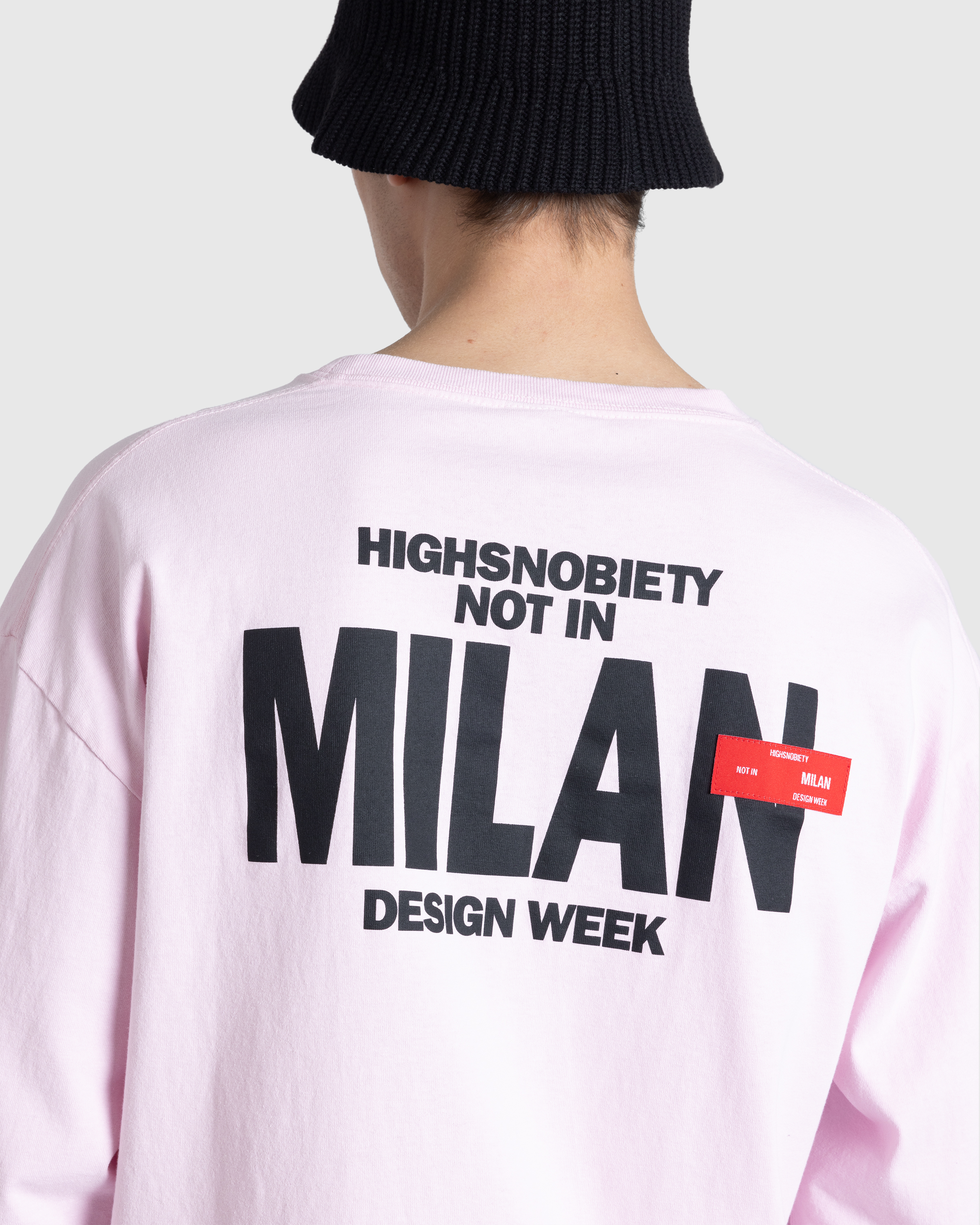 Highsnobiety – Not in Milan Long-Sleeve Pink - Longsleeves - Pink - Image 6