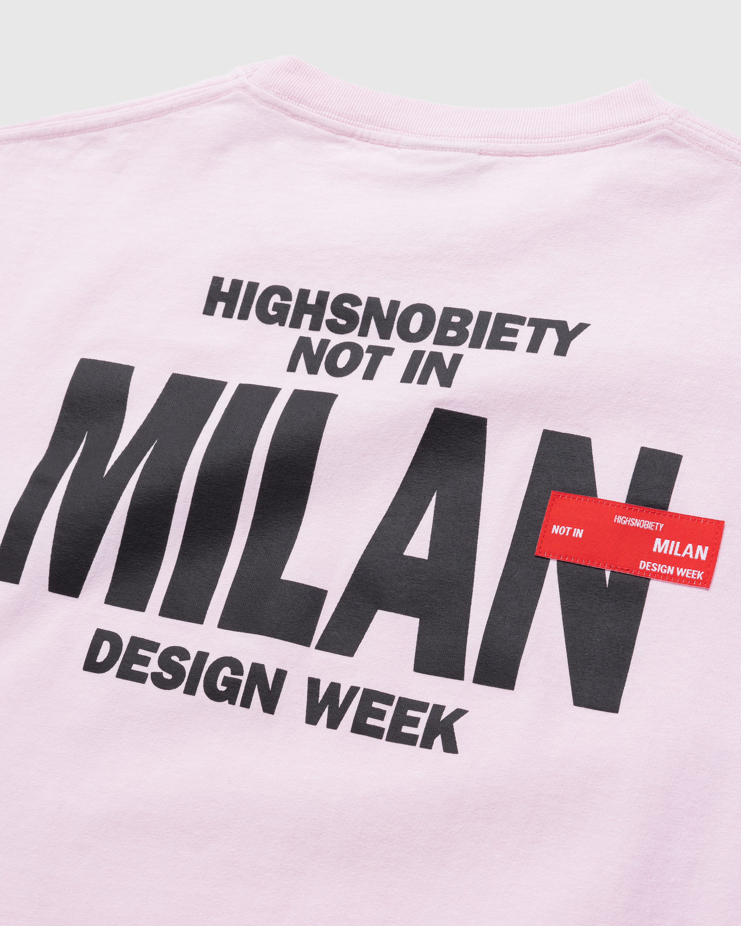 Highsnobiety – Not in Milan Long-Sleeve Pink - Longsleeves - Pink - Image 8