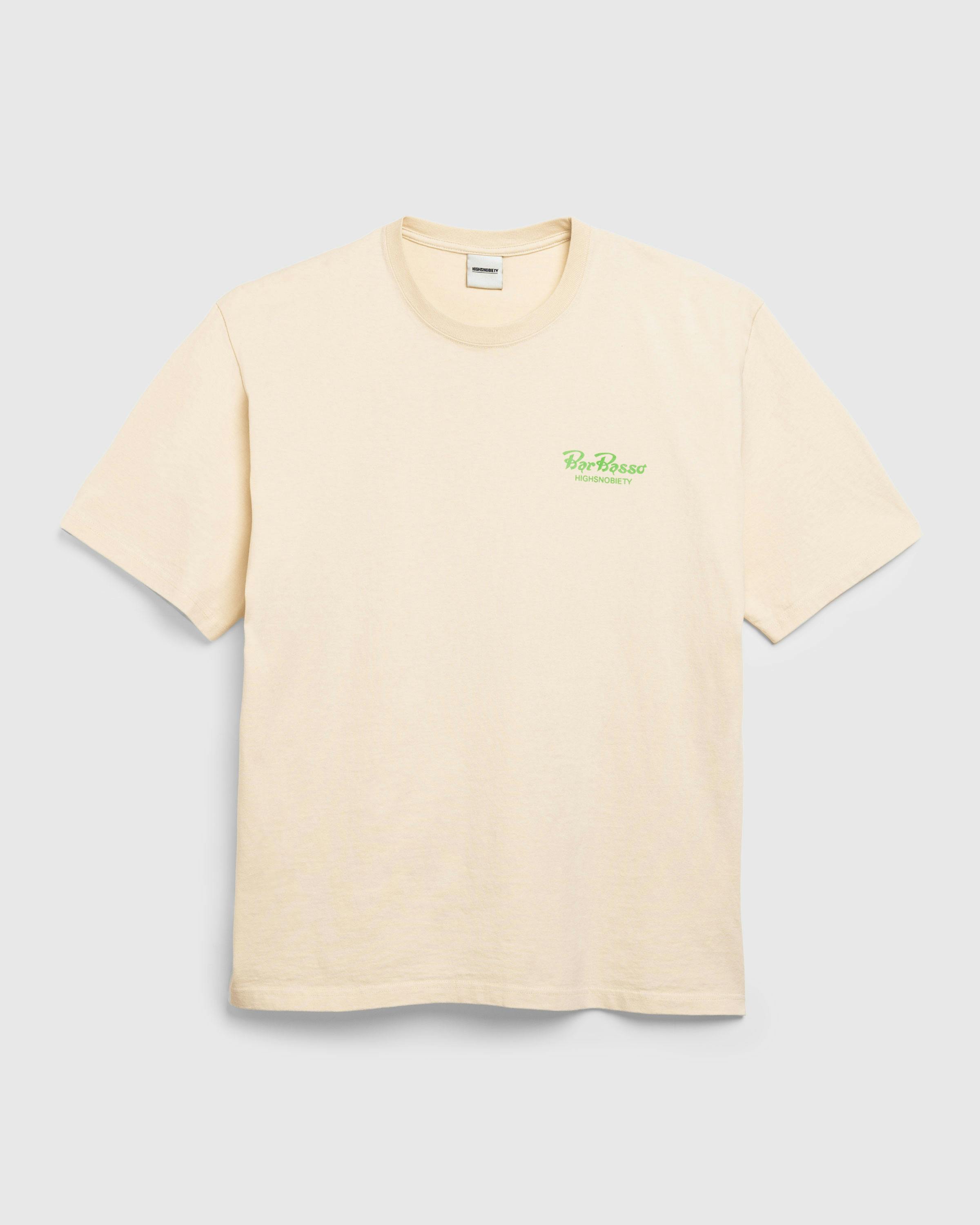 Highsnobiety x Bar Basso – Address T-Shirt Eggshell - T-Shirts - Beige - Image 3